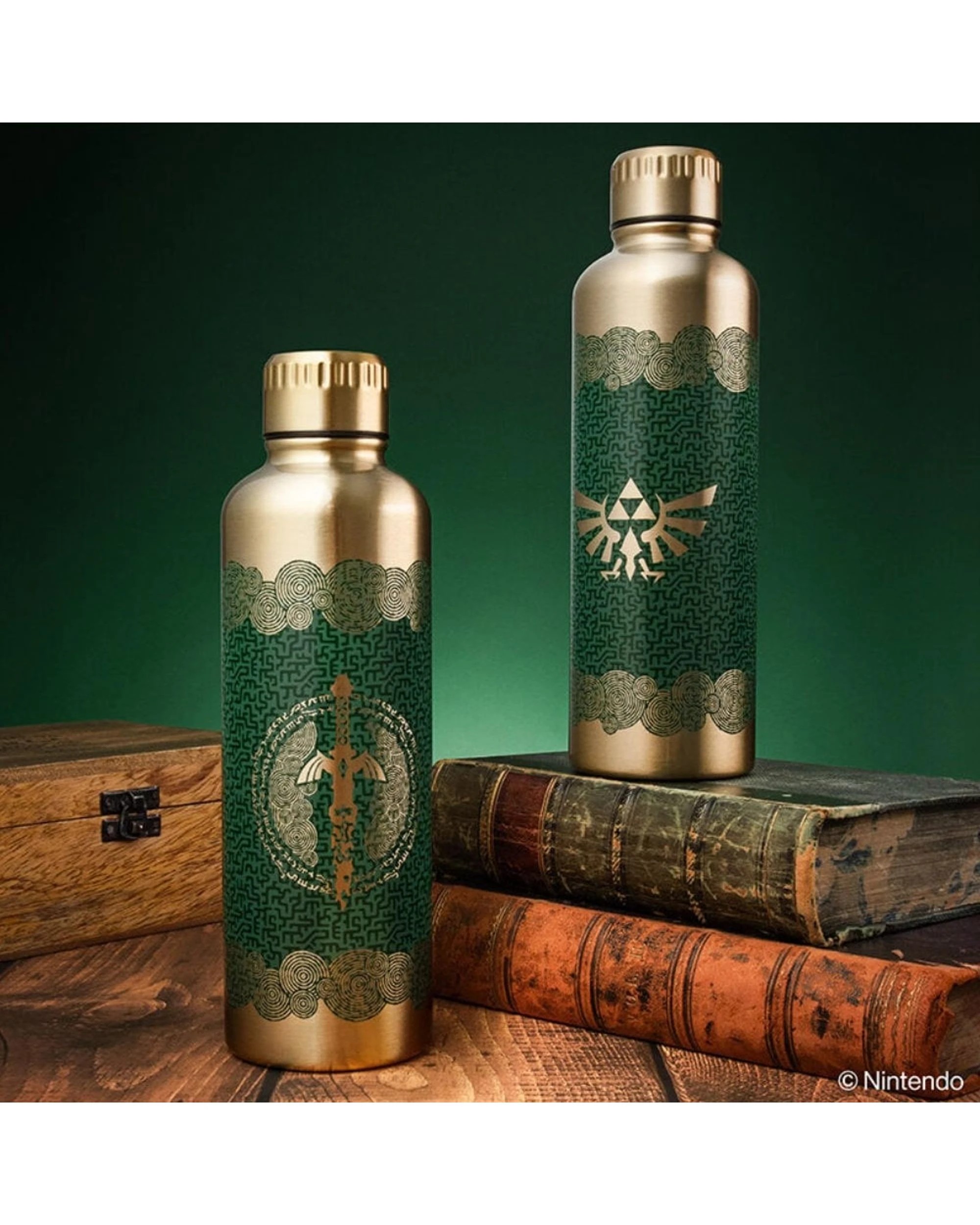 2 Paladone The Legend Of Zelda Tears Of The Kingdom Metal Water Bottle, 2 of 2