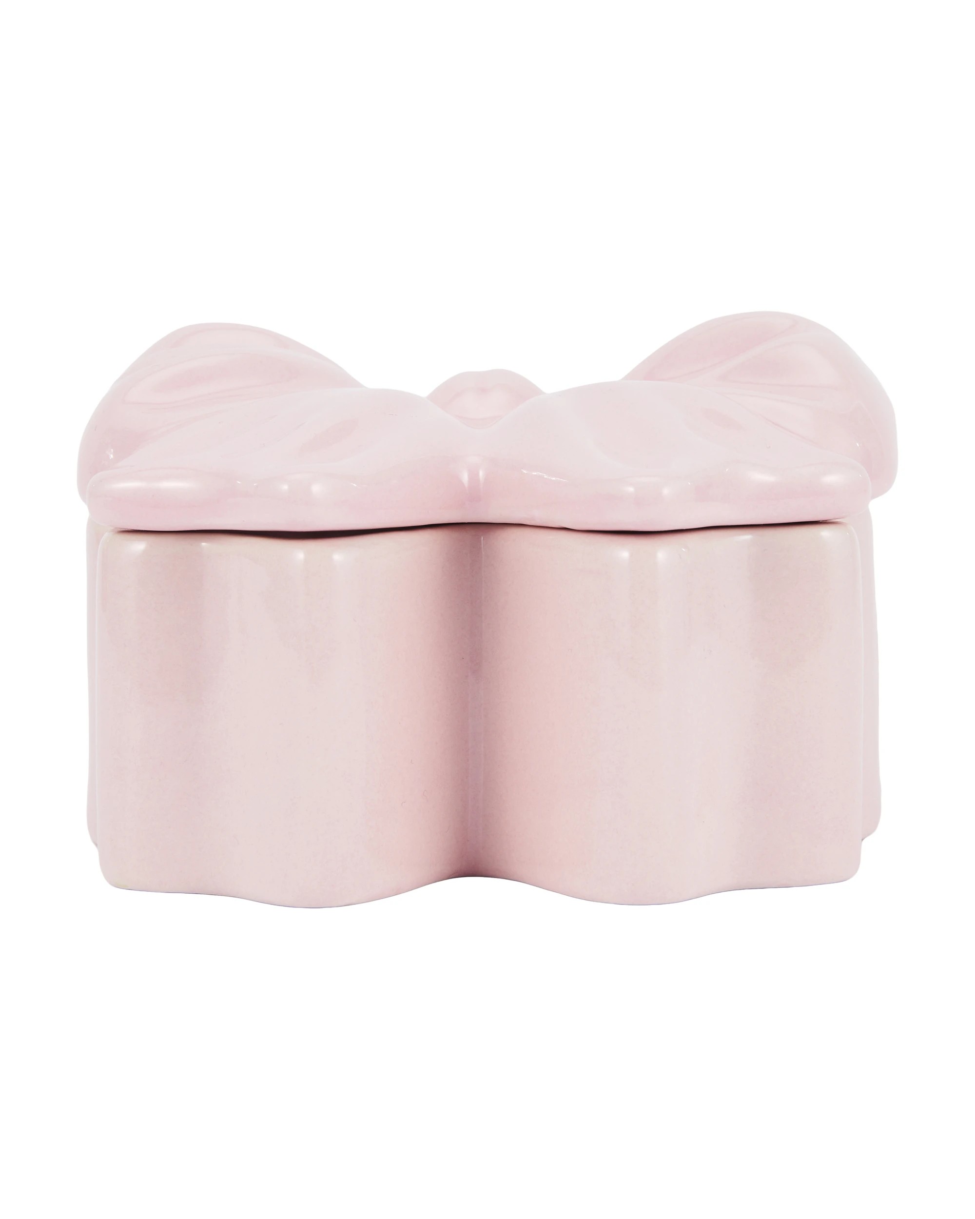 2 Ceramic Bow Candle, 2 of 6