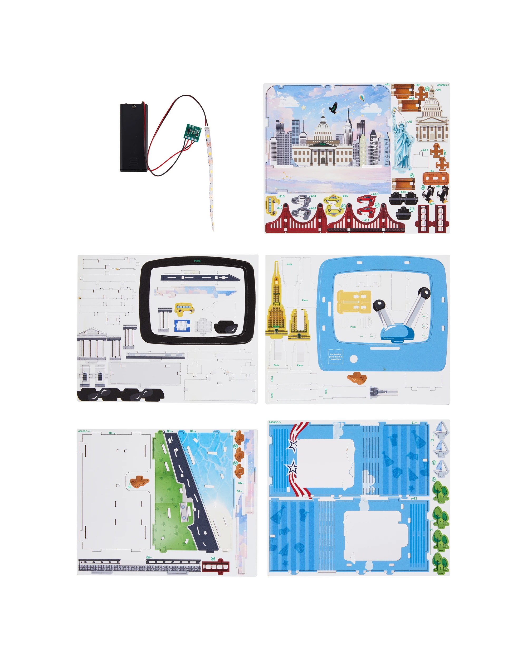 3 Mini World DIY 3D Wooden Puzzle - Assorted, 3 of 6