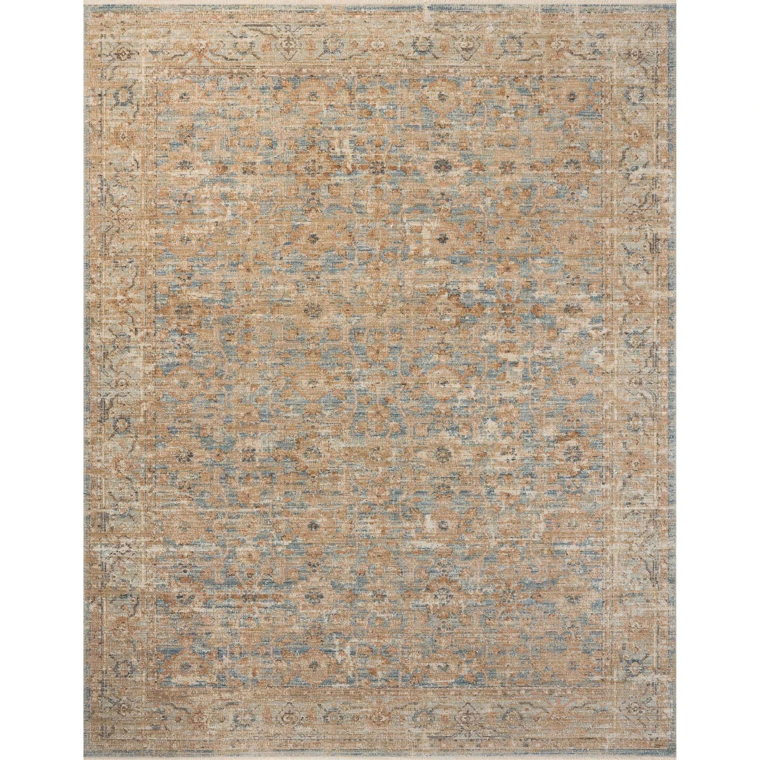 1 Common Ground Rugs Heirloom 15 180x120cm - Blue, 1 of 7