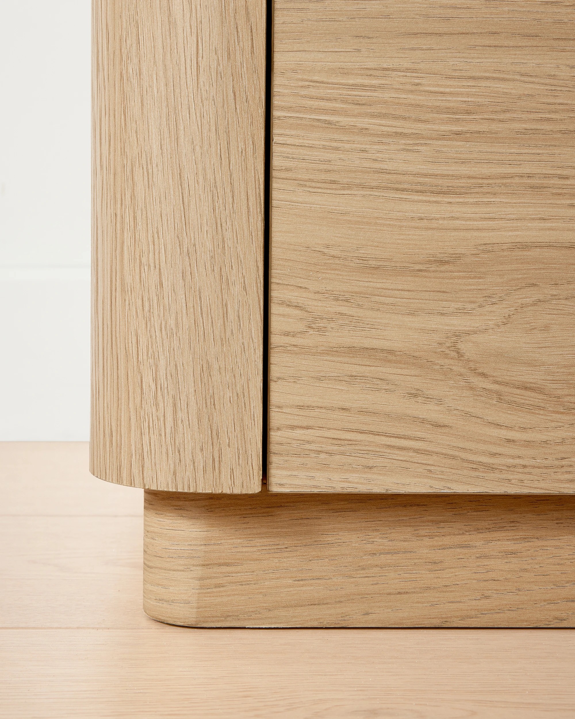 6 Miles 2 Drawer Bedside Table - Oak, 6 of 6