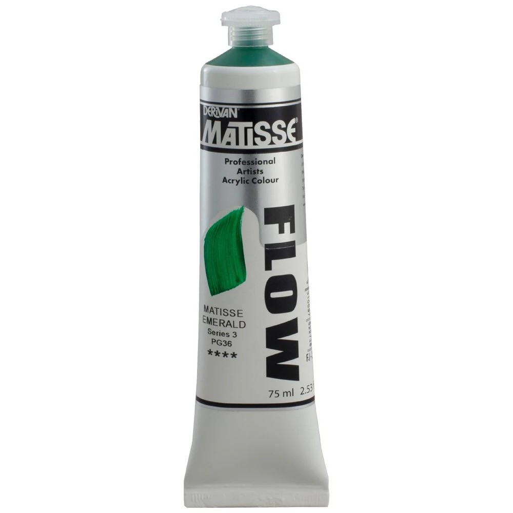 1 Derivan Matisse Flow Paint 75mL Emerald S3, 1 of 2