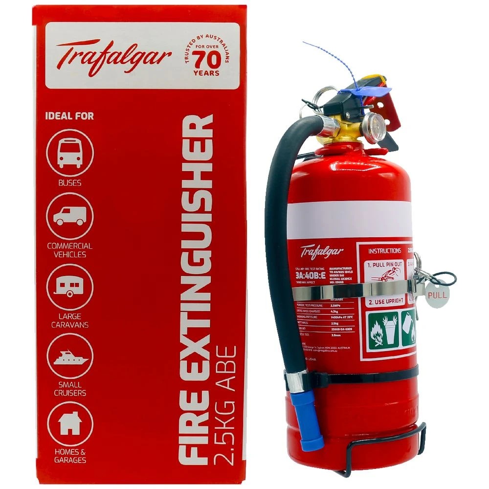 2 Trafalgar ABE Fire Extinguisher 2.5kg Red, 2 of 6