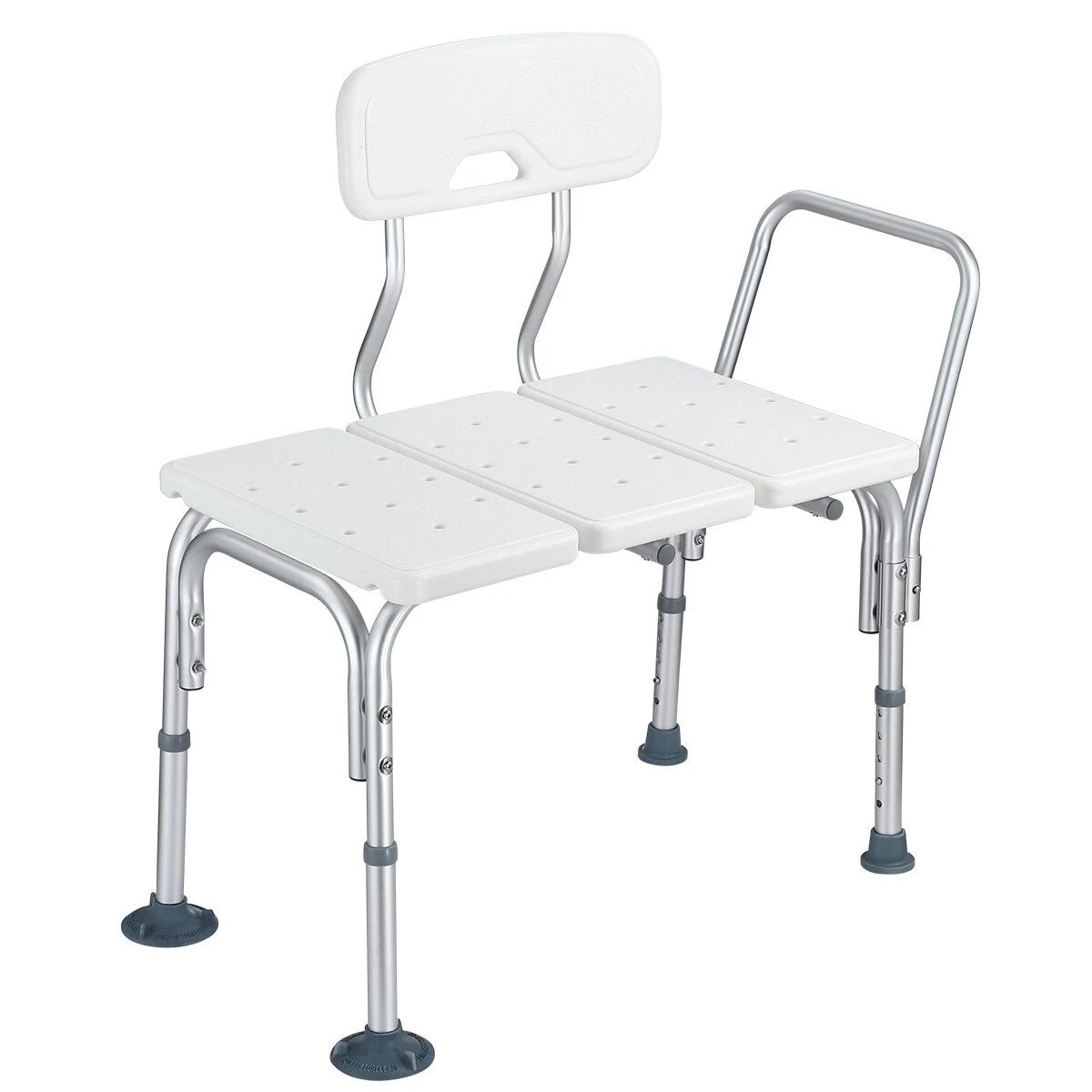1 Ausway Adjustable Shower Chair Bath Seat Stool, 1 of 4