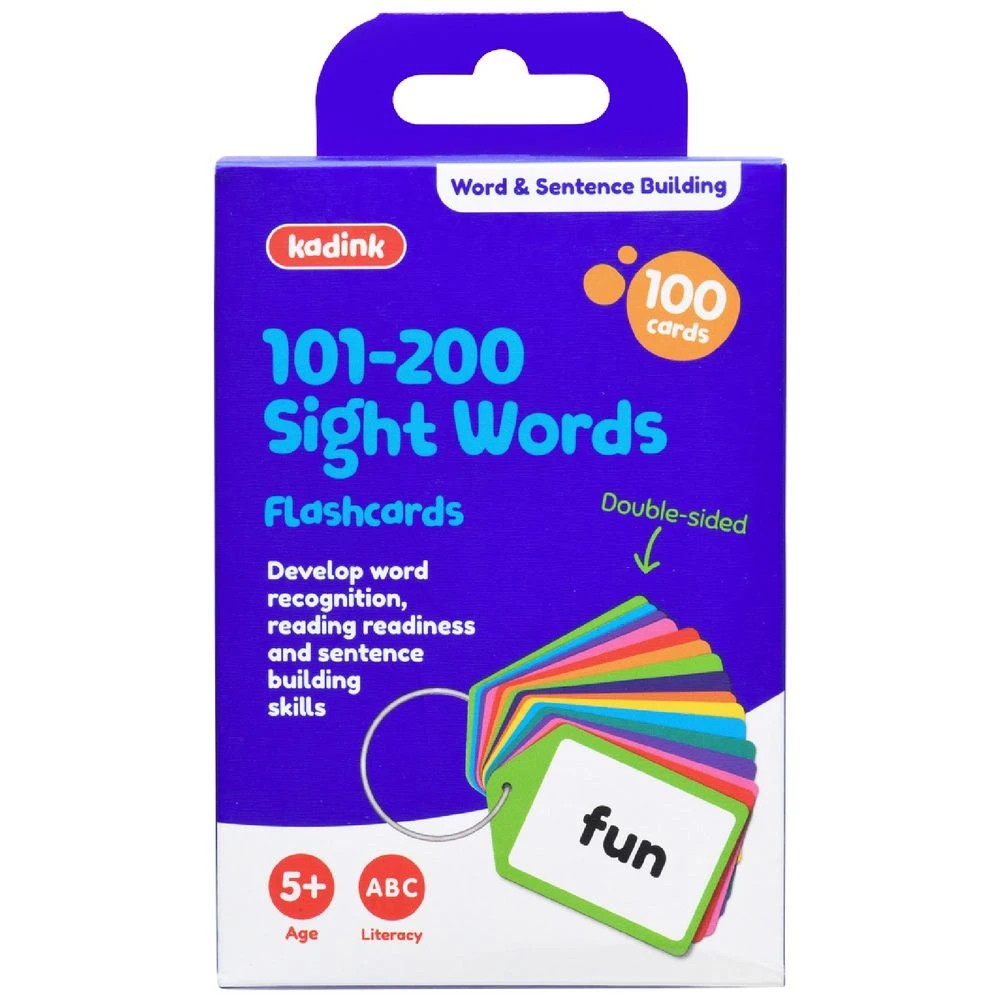 1 Kadink Flashcards 101-200 Sight Words, 1 of 5