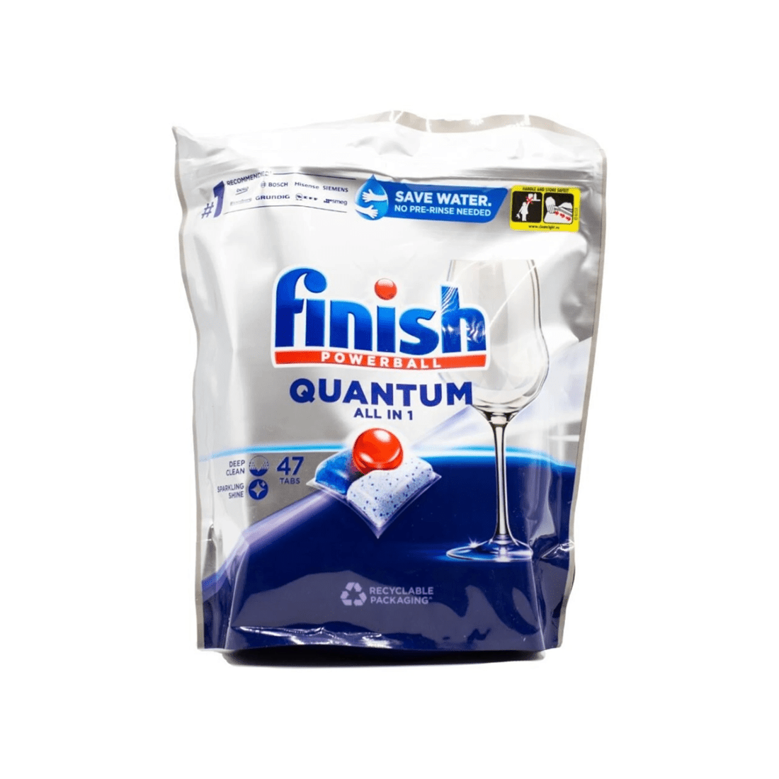 2 Finish 141pc Powerball Quantum Dishwashing Tablets 3 X 47 Bulk Pack Recyclable, 2 of 3