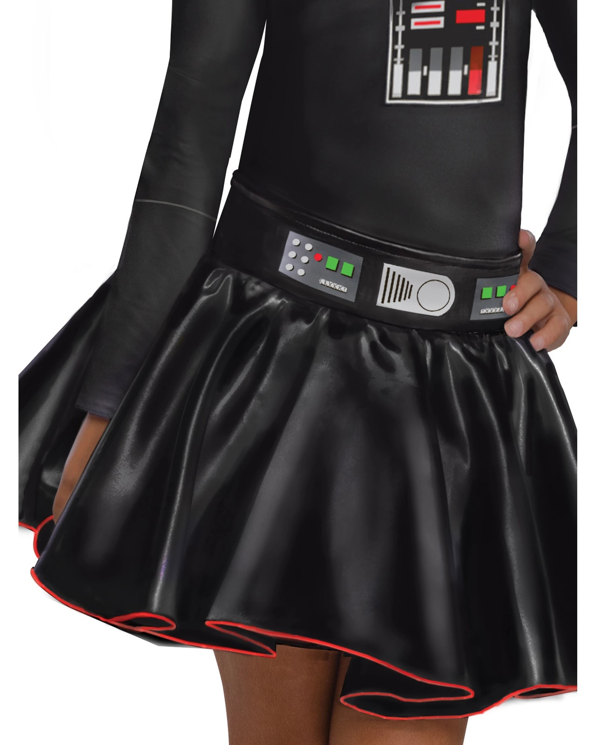 3 Star Wars Darth Vader Girl Dress Up Costume Size M - Black, 3 of 3