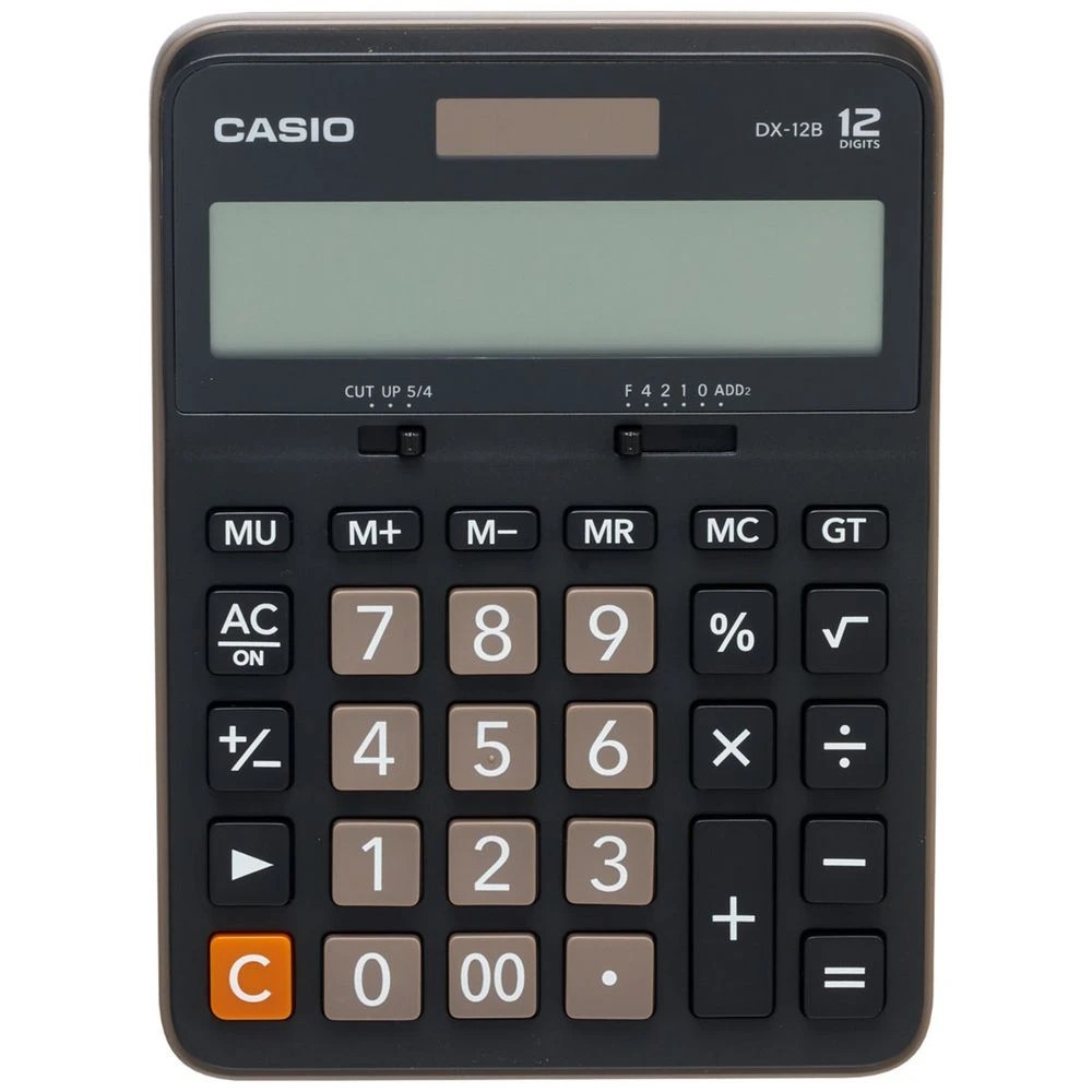 1 Casio DX12B Desktop Calculator, 1 of 4
