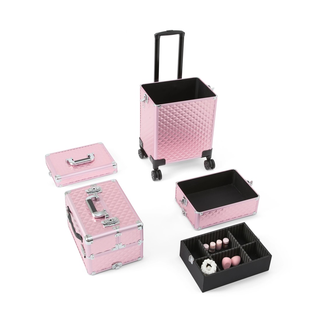 9 OXX Cosmetics 3-in-1 Beauty Case with Wheels, 9 of 10