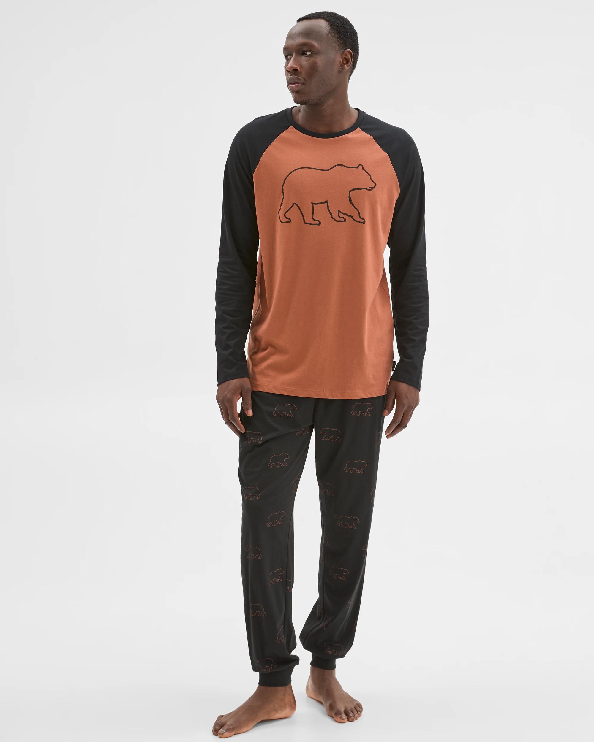 1 Maxx Australian Cotton Jersey Sleep Jogger Pants PAPA BEAR, 1 of 6