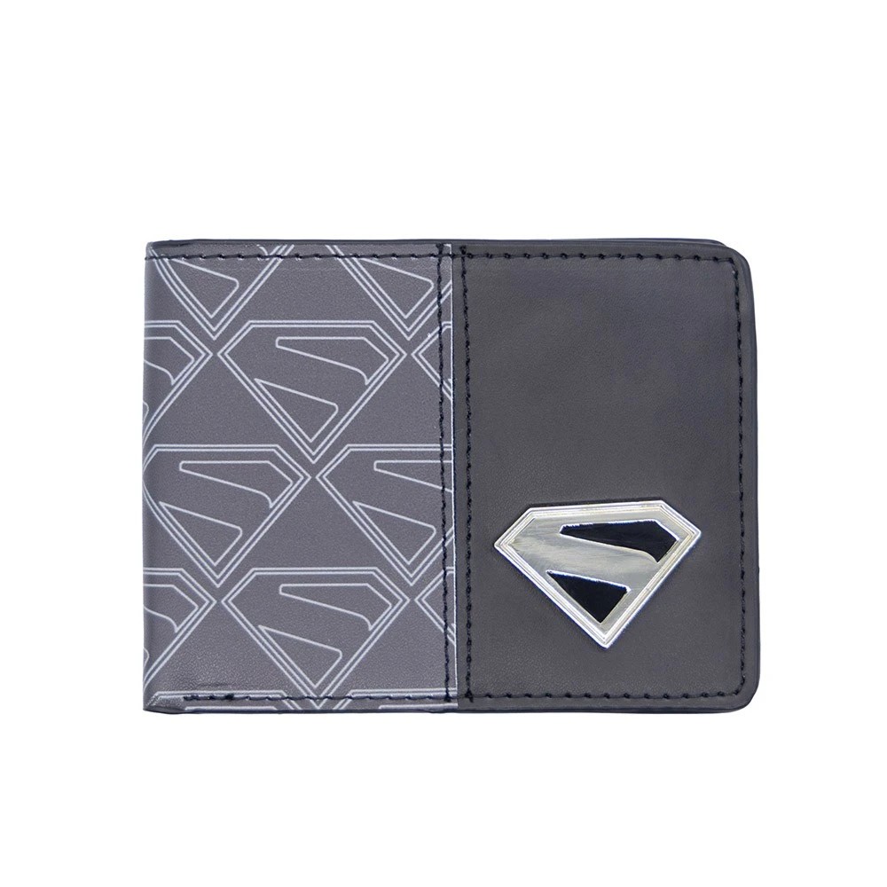 3 DC Comics - Superman 2025 - Superman Shield Bi-fold Wallet - ONE SIZE - Black, 3 of 4