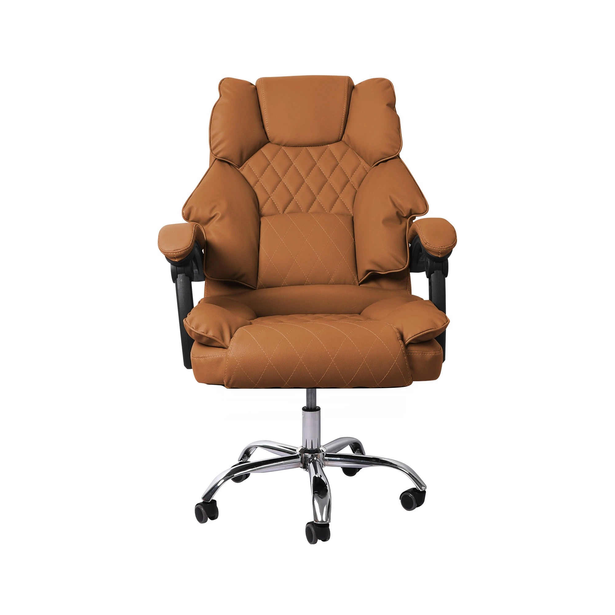 2 Levede Pu Leather Office Chair No Footrest, 2 of 6