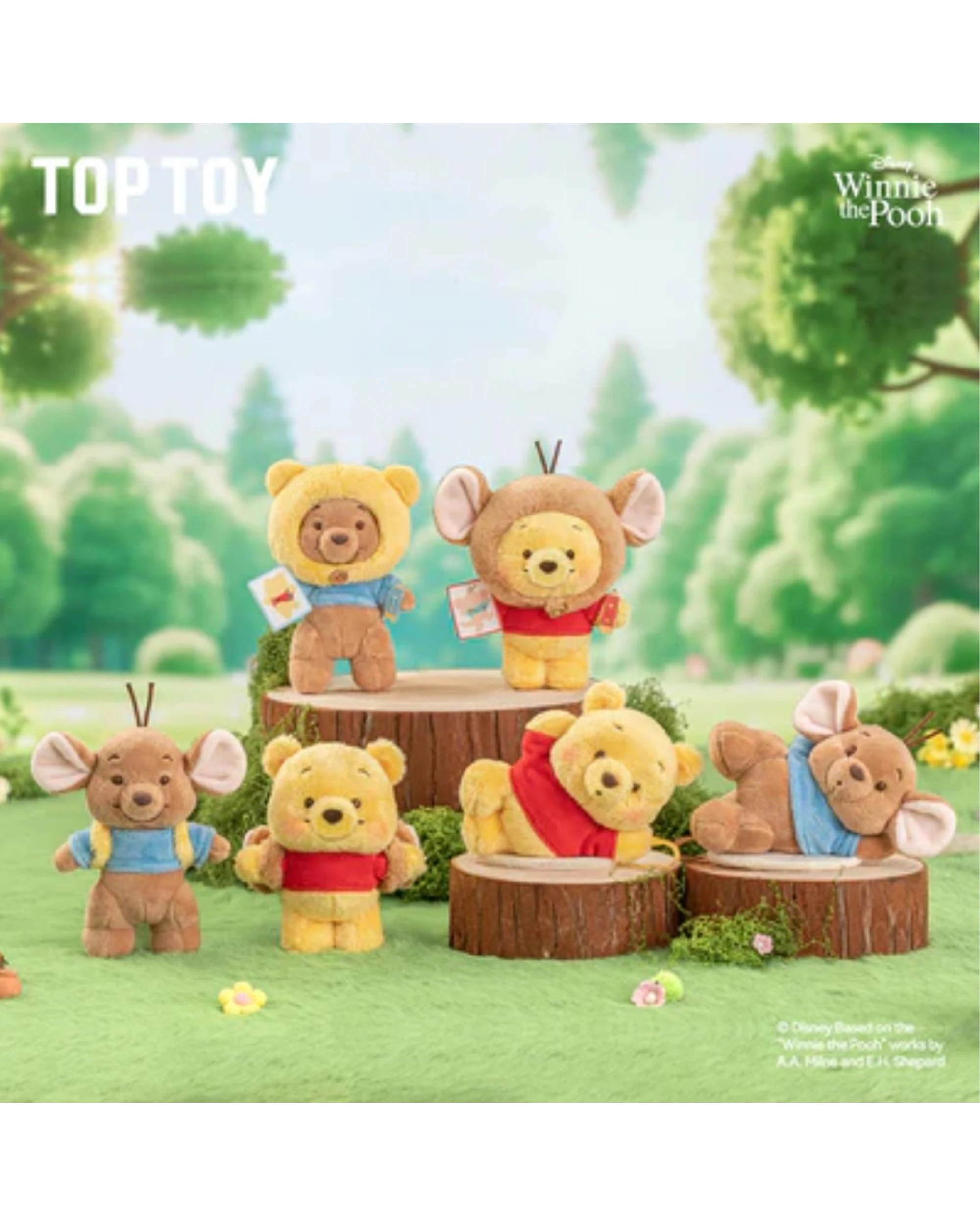 3 Top Toy Disney Winnie the Pooh and Roo Forever Friends Series Plush Blind Box, 3 of 9