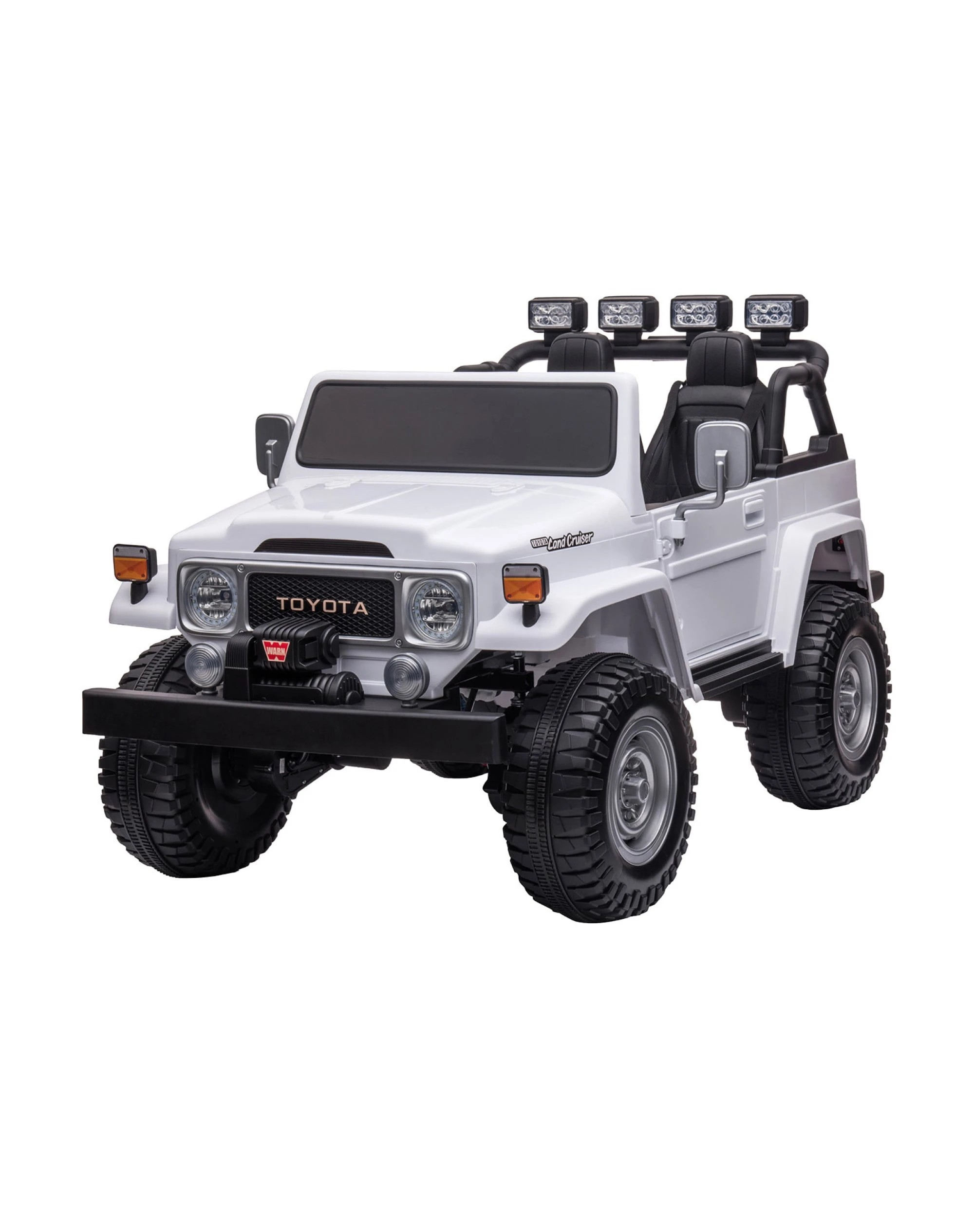 1 Kahuna Licensed Toyota FJ-40 Electric Kids Ride On Car - White, 1 of 9