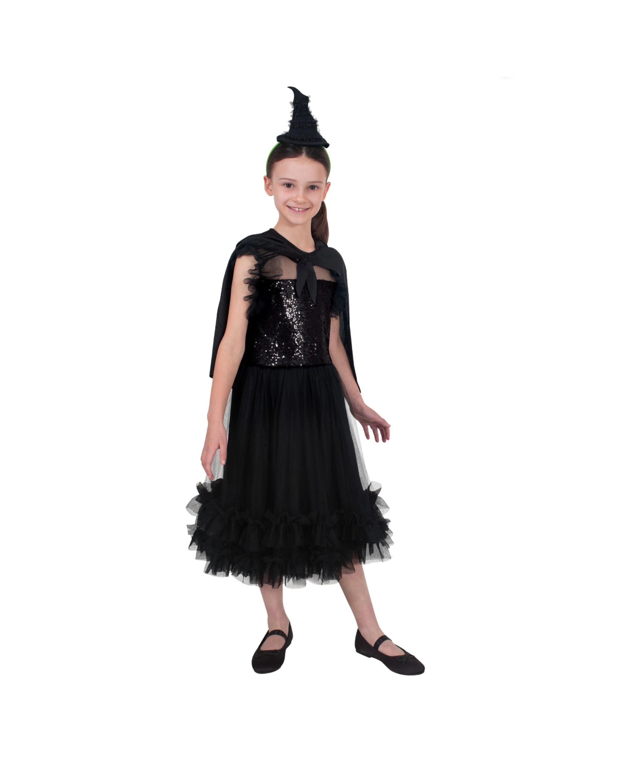 3 Wicked Elphaba Child Deluxe Costume Size 6-8 Years, 3 of 5