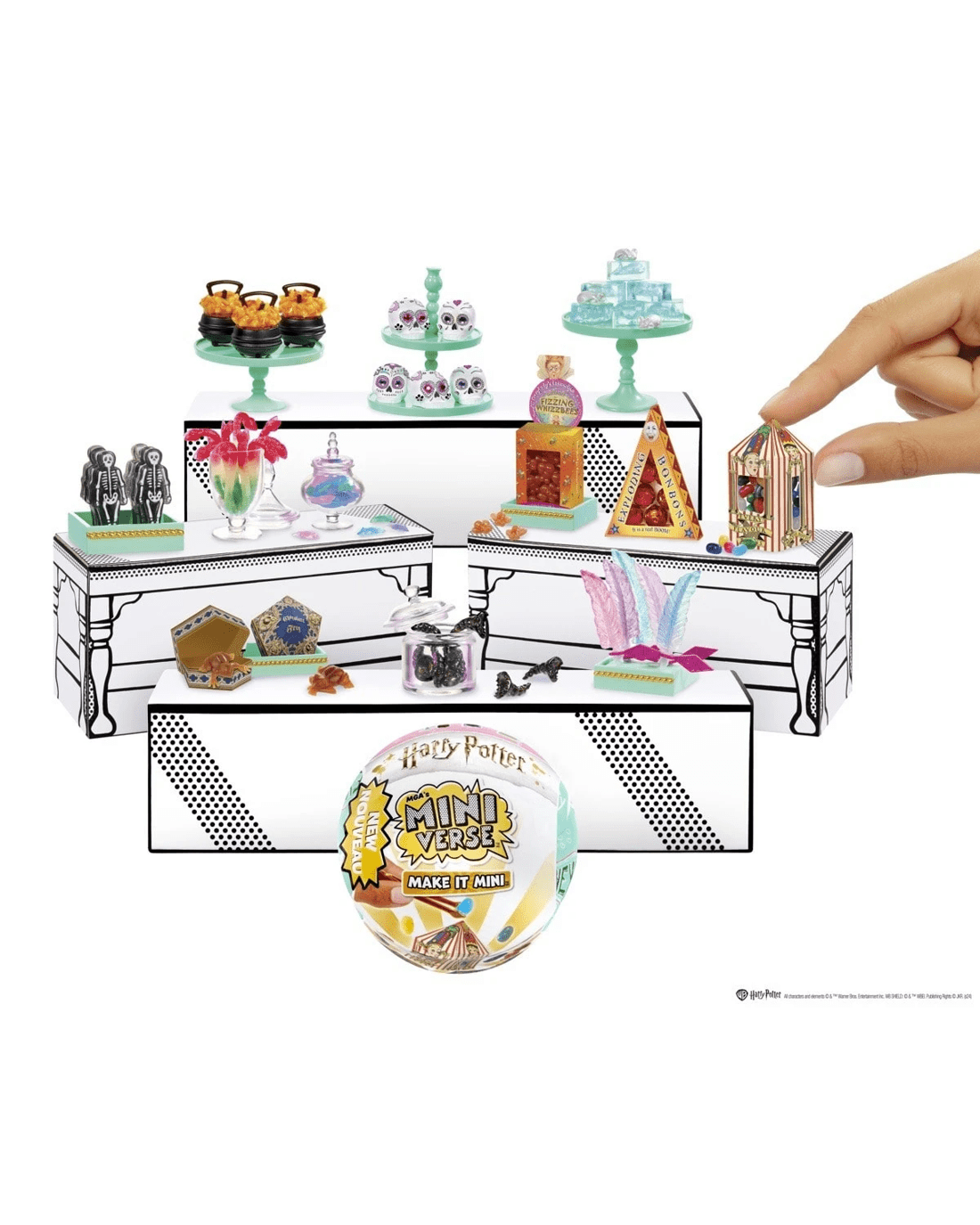 7 MGA's Miniverse Make It Mini Harry Potter Honeydukes - Assorted, 7 of 7