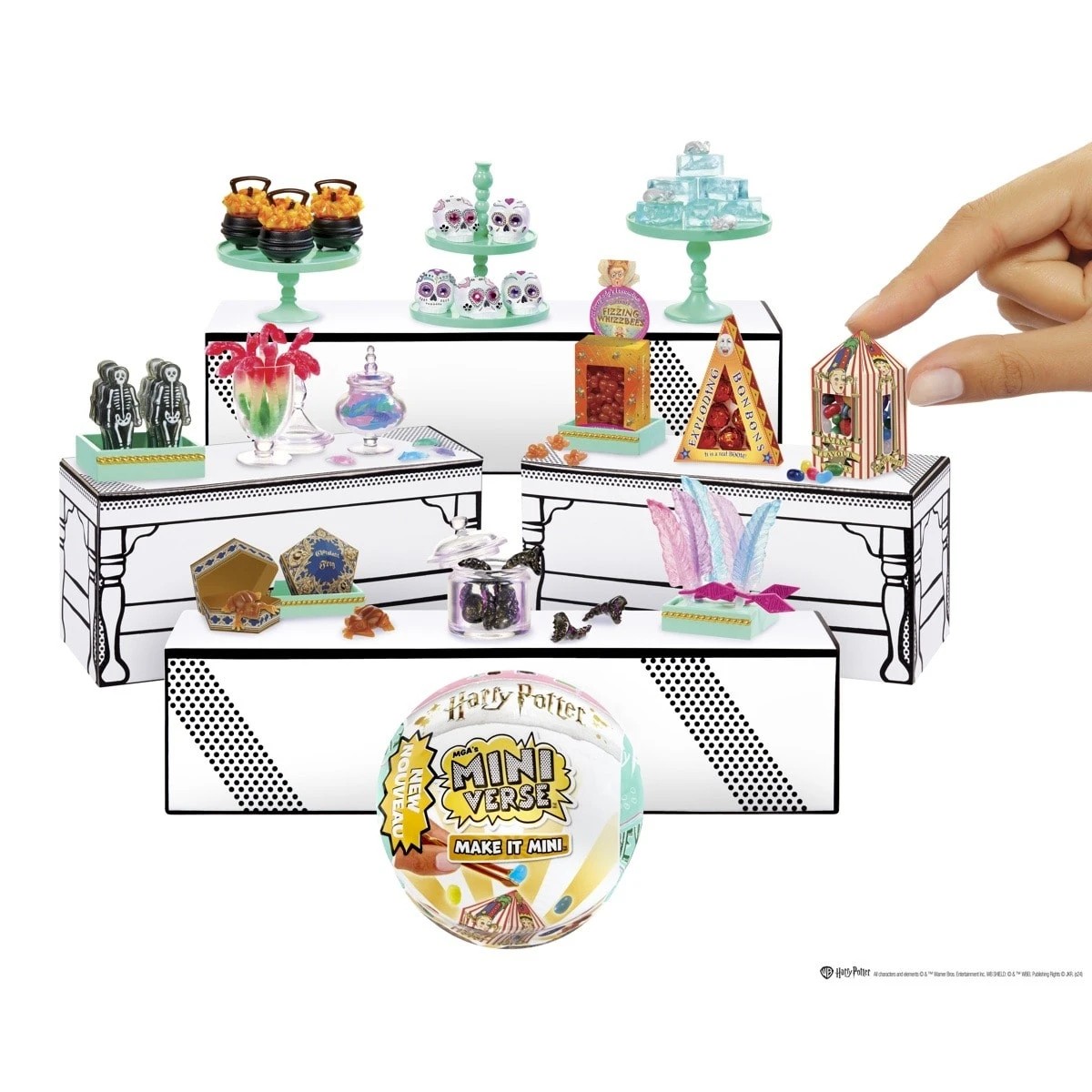 7 MGA's Miniverse Make It Mini Harry Potter Honeydukes - Assorted, 7 of 7