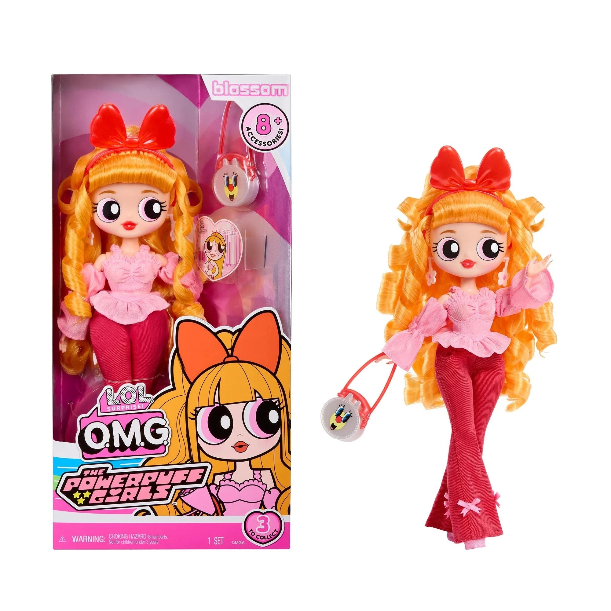 1 L.O.L. Surprise! L.O.L. Surprise OMG Powerpuff Girls Doll - Blossom - Multi, 1 of 6