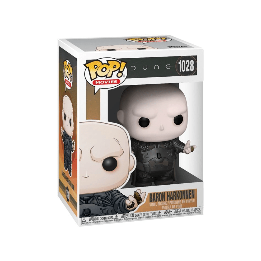 2 Pop Vinyl Figurine Dune 2021 - Baron Vladimir Harkonnen - 10cm Plastic Vinyl - Black, 2 of 3