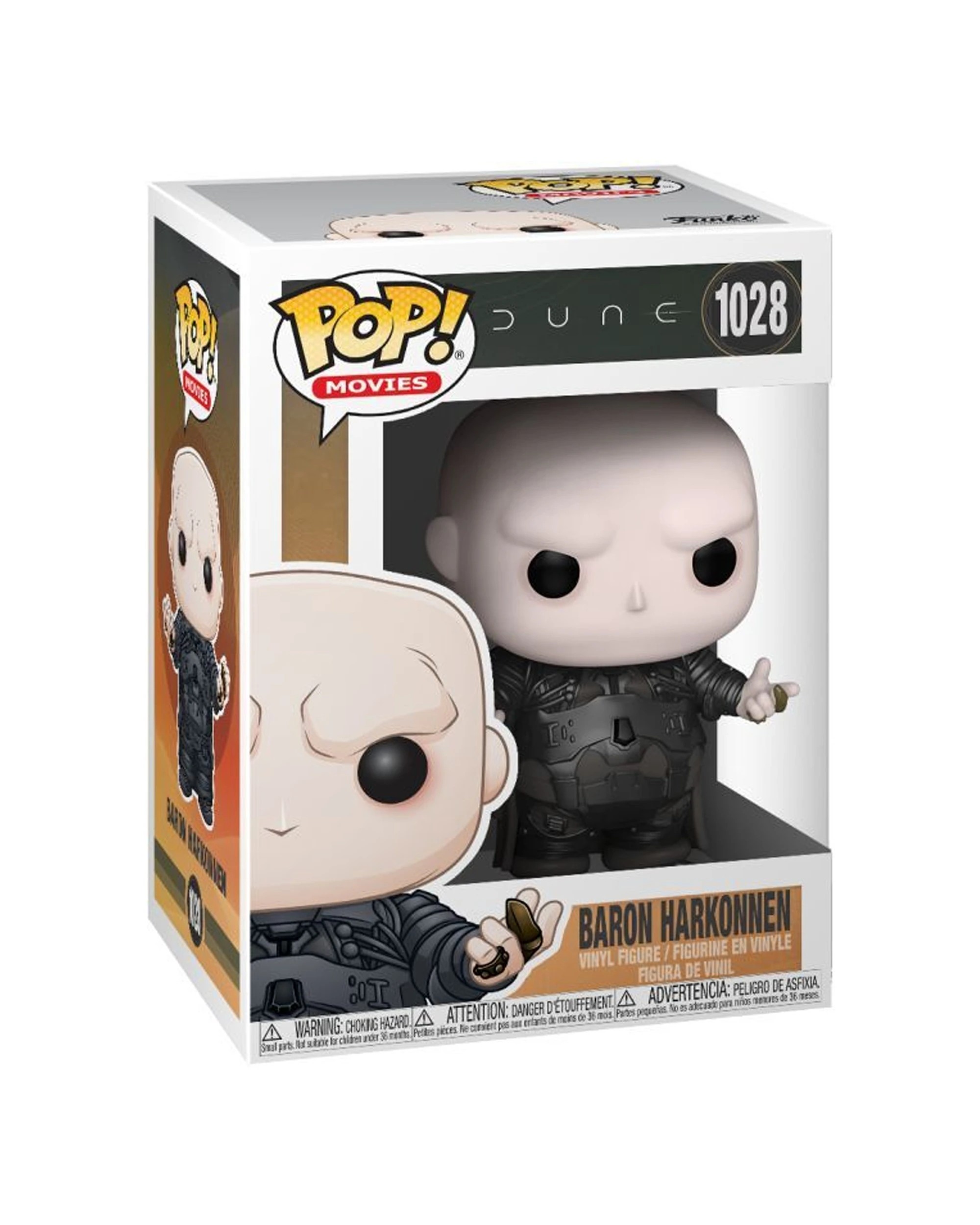 2 Pop Vinyl Figurine Dune 2021 - Baron Vladimir Harkonnen - 10cm Plastic Vinyl - Black, 2 of 3