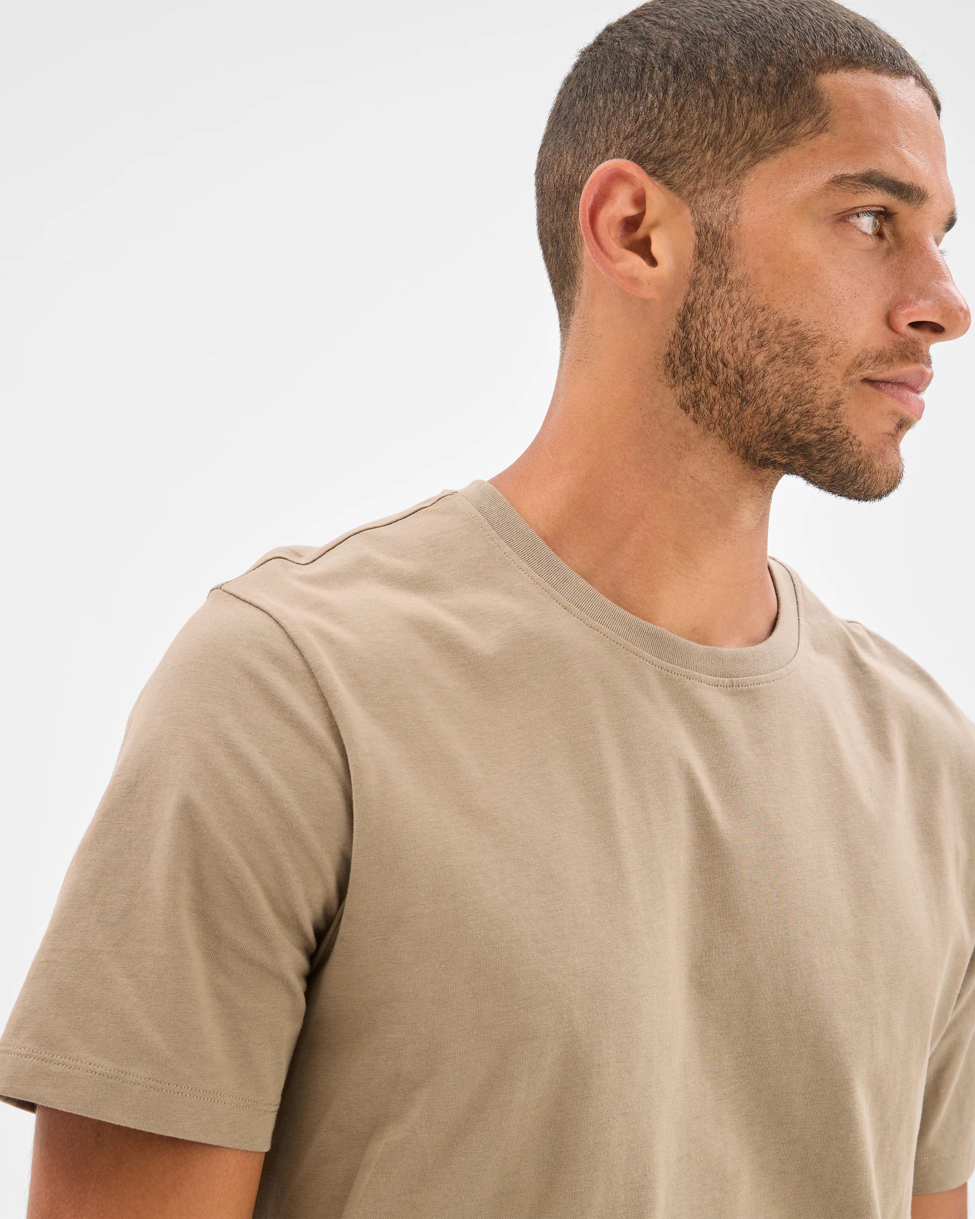 5 Target Australian Cotton T-Shirt MUSHROOM, 5 of 6