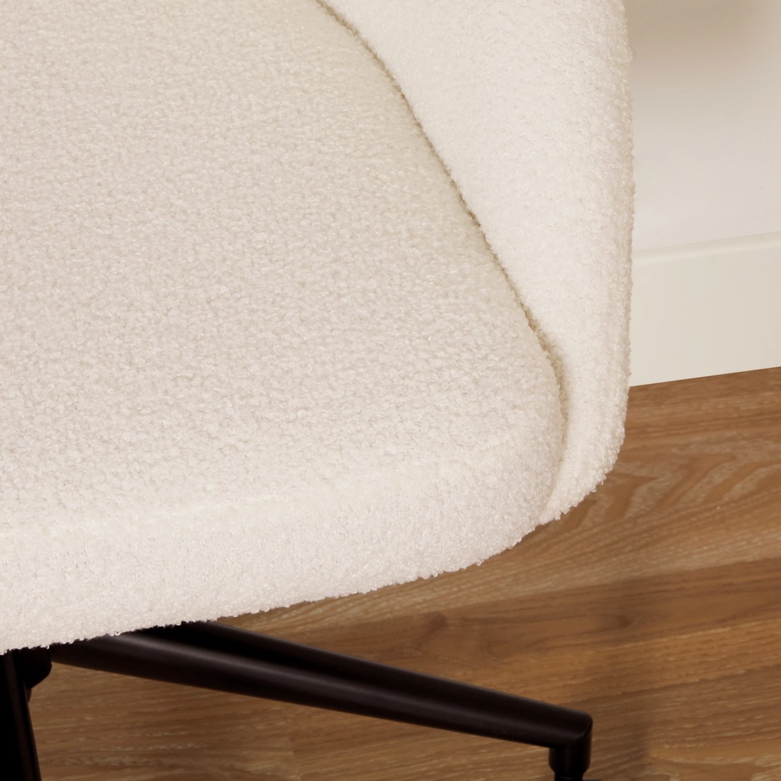 6 Boucle Home Office Chair, 6 of 8