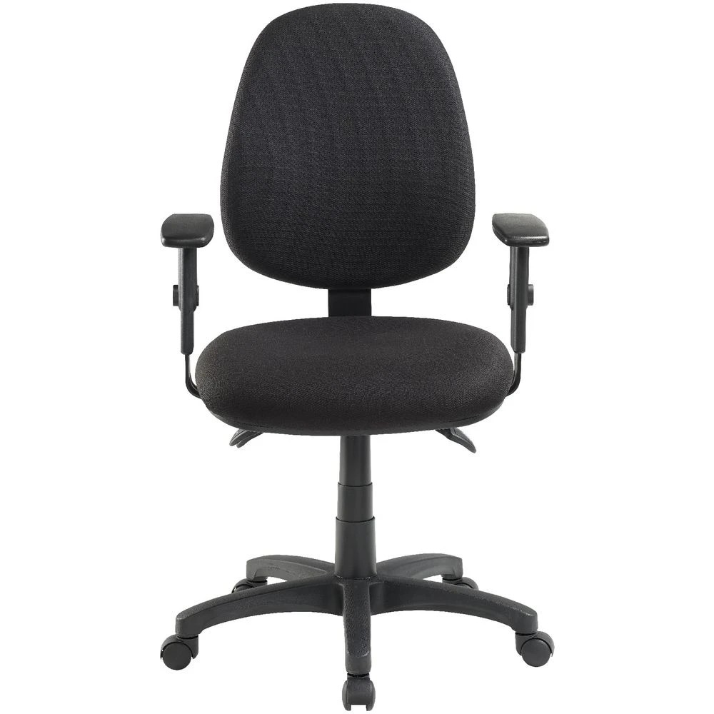 5 Pago Matrix II Plus Heavy-Duty w/Height Adjustable Arms Black Drafting Chairs, 5 of 8