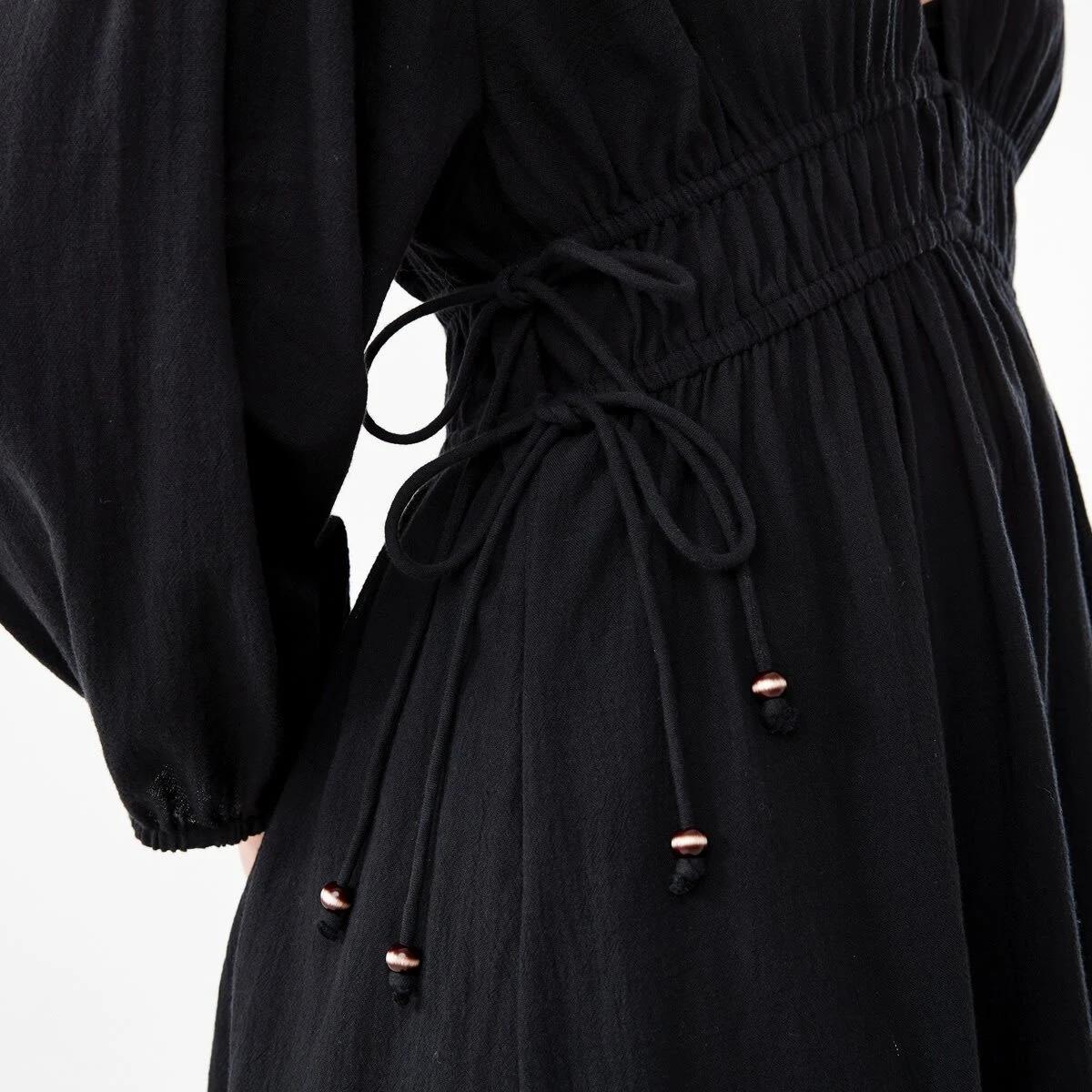 6 Beach Mini Dress BLACK, 6 of 7