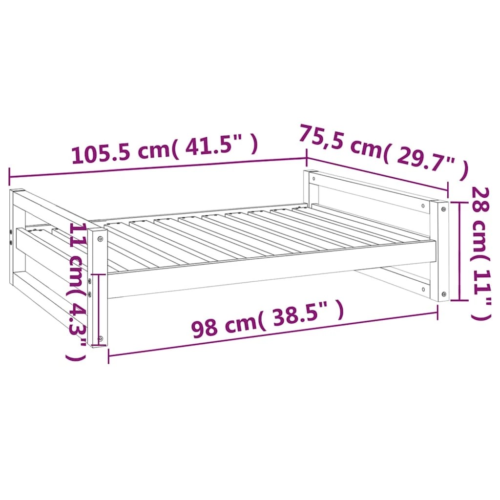 8 Vidaxl Dog Sofa - White, 8 of 8