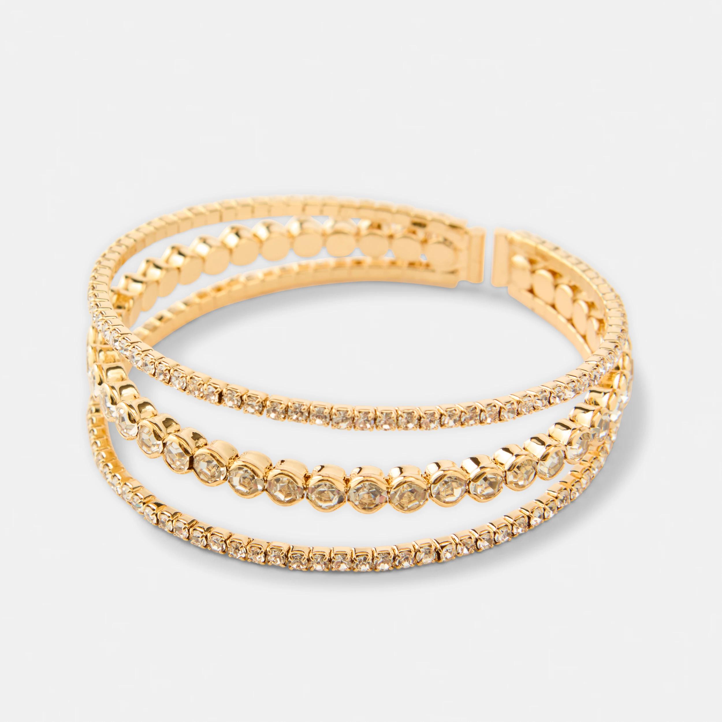 1 Sparkly Bracelet - Gold Tone Gold, 1 of 4