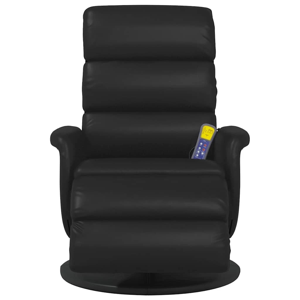 5 vidaXL Contemporary Massage Recliner Chair Footrest - Black, 5 of 9