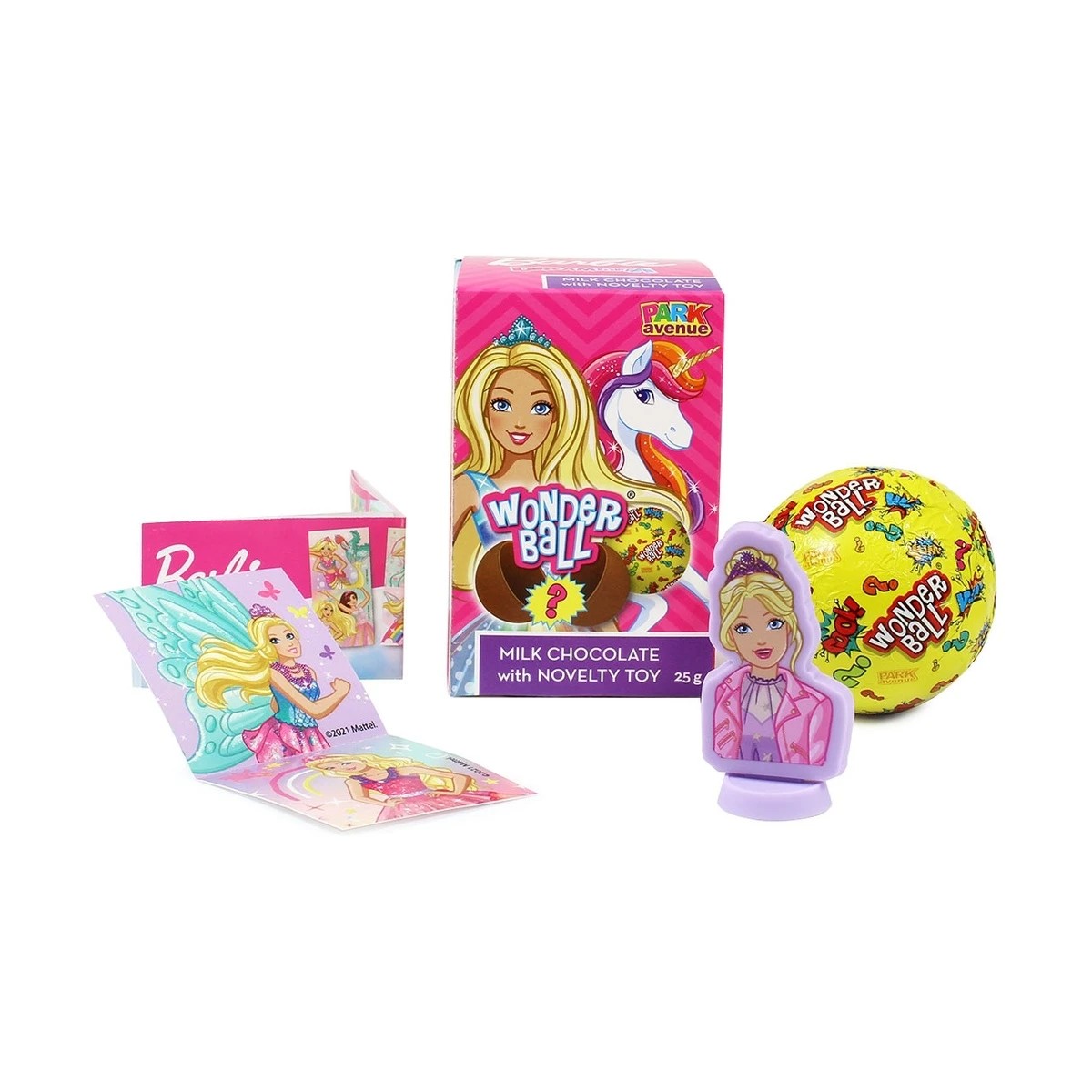 2 Park Avenue Barbie Wonderball Milk Chocolate With Novelty Toy 25g, 2 of 2