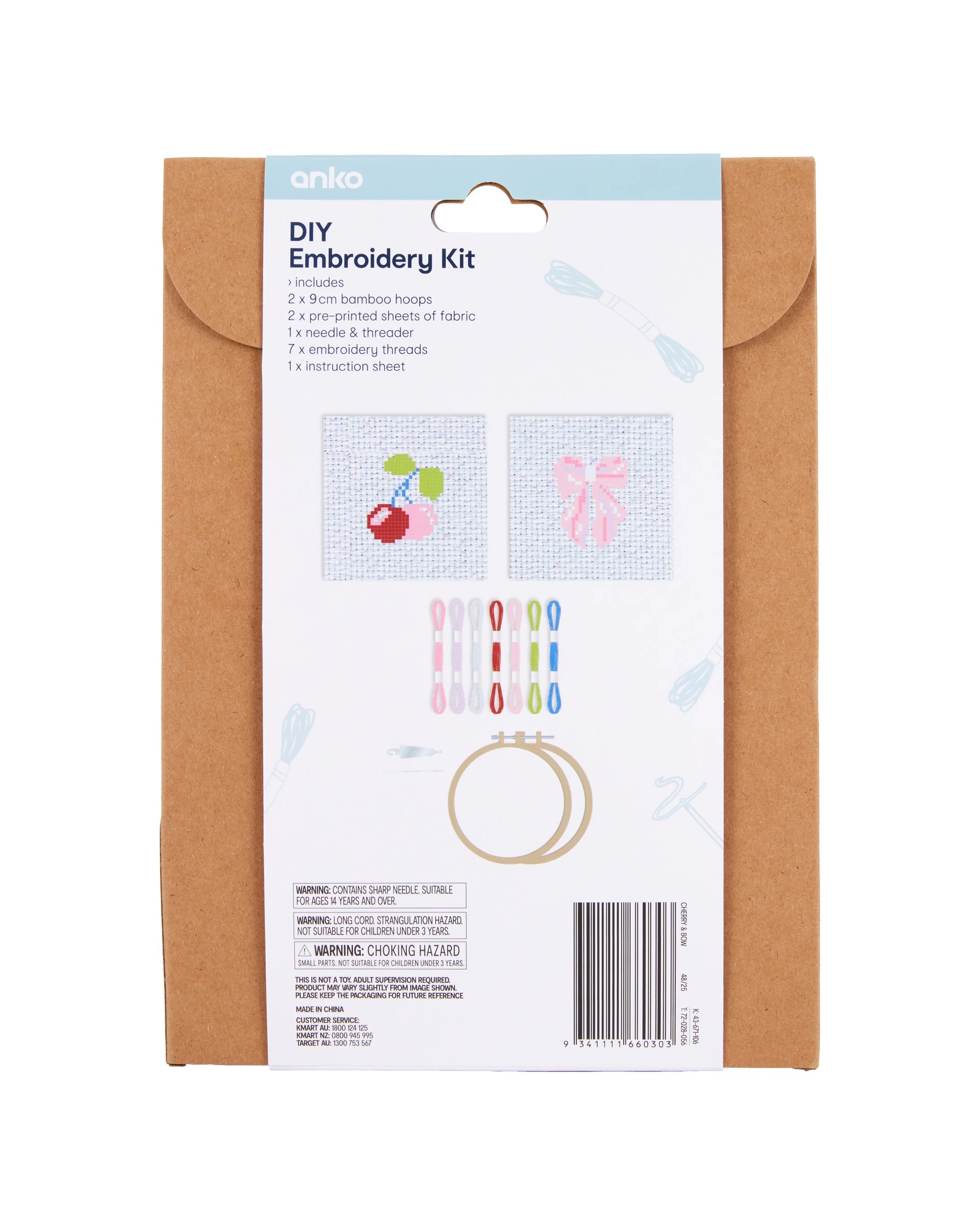 3 DIY Cross Stitch Kit, 3 of 3