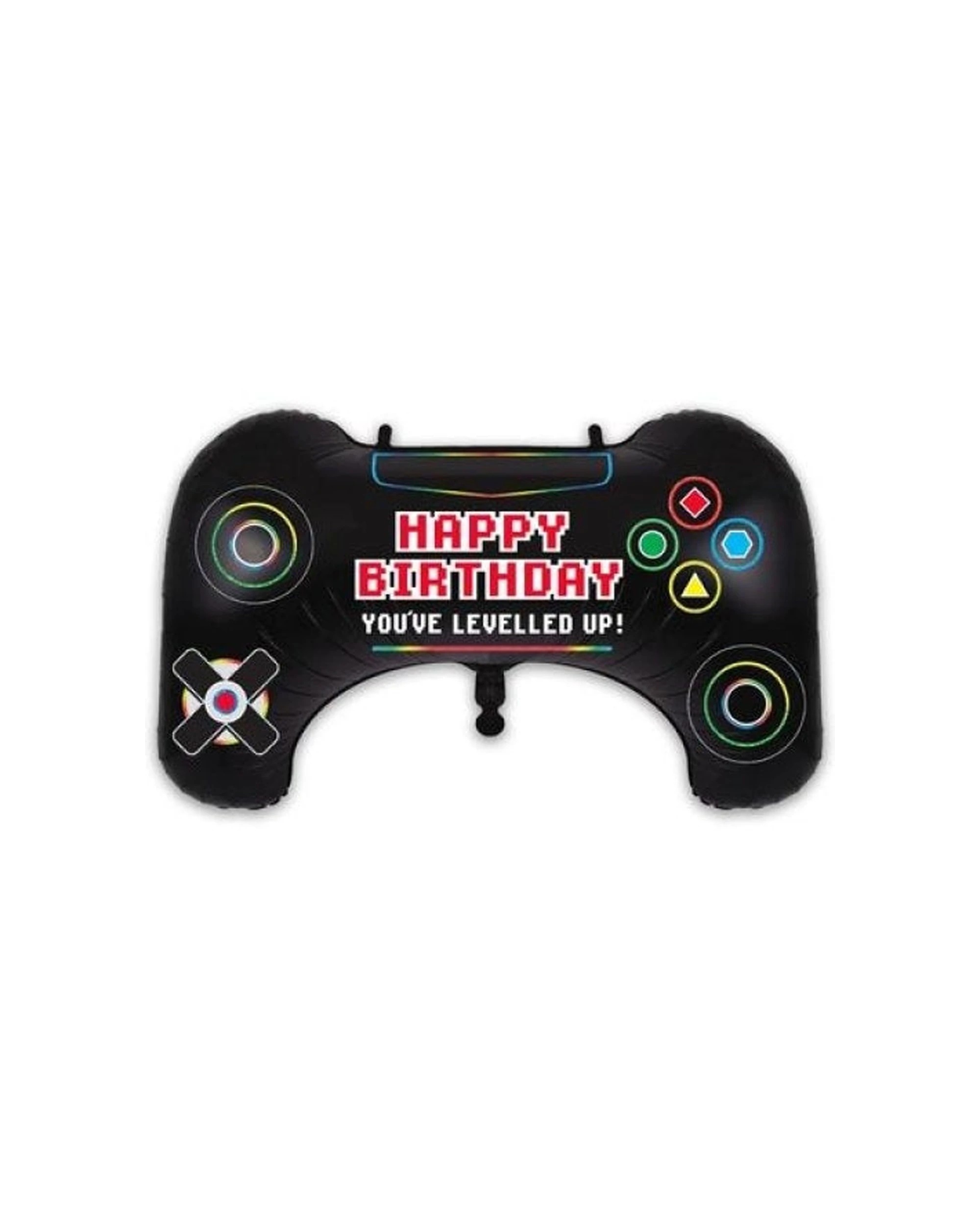 1 Alpen Foil Balloon Game Controller Bday Party Decor 31in - Black, 1 of 1