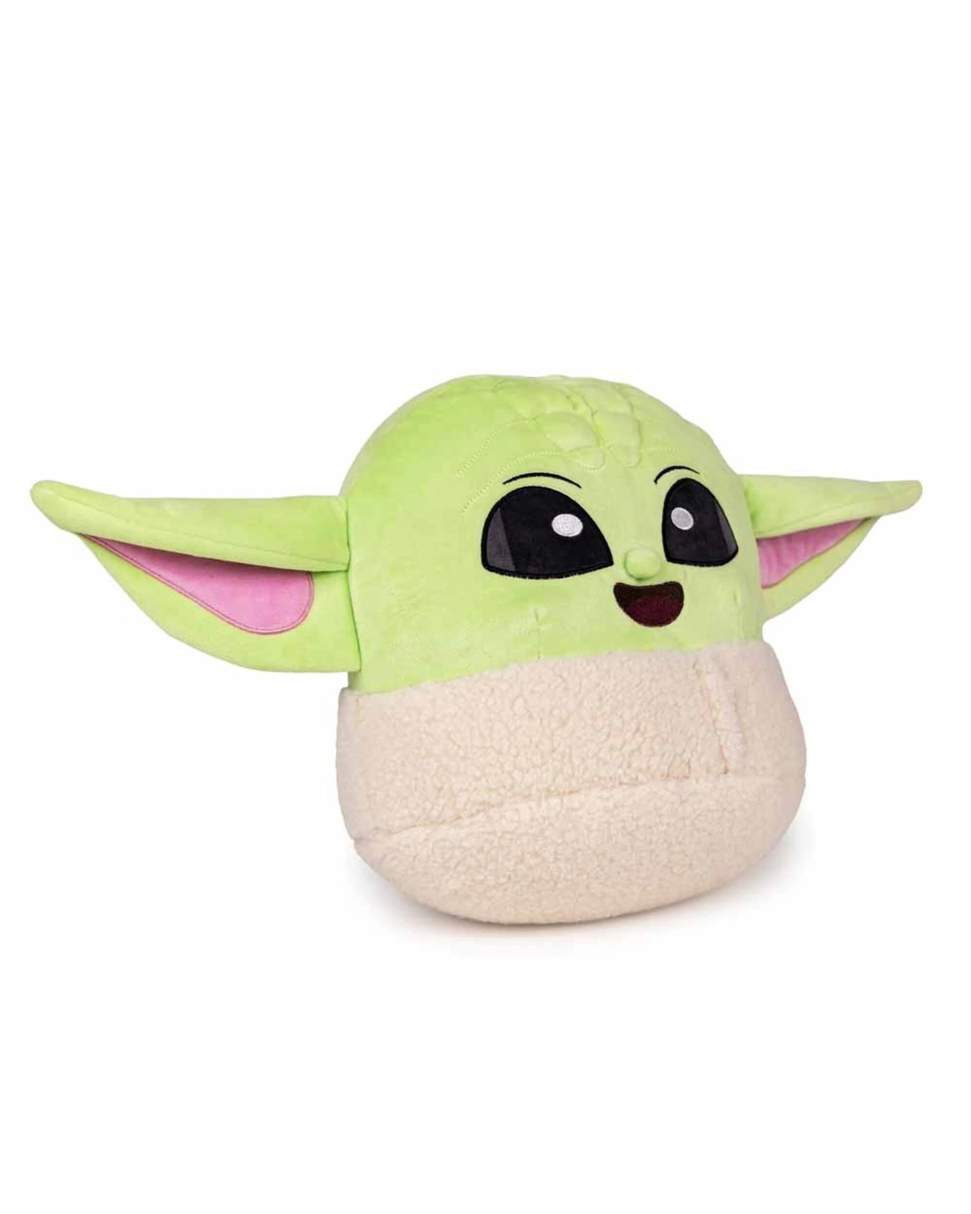 2 Star Wars - The Mandalorian - Grogu Head Cushion - Cream,Green, 2 of 3