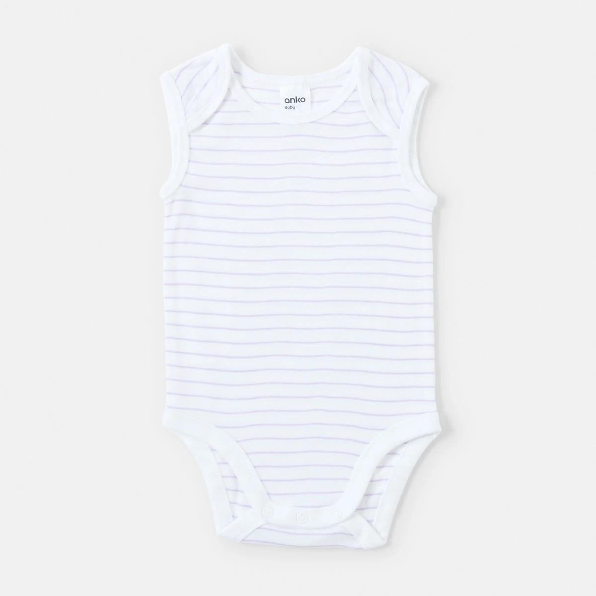 6 5 Pack Sleeveless Bodysuits Floral, 6 of 10