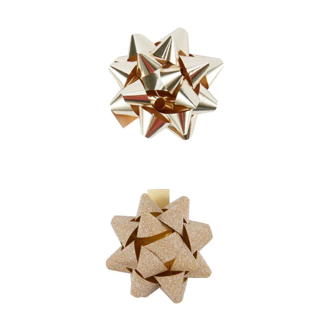 2 2 Piece Gift Bows - Gold Look, 2 of 3
