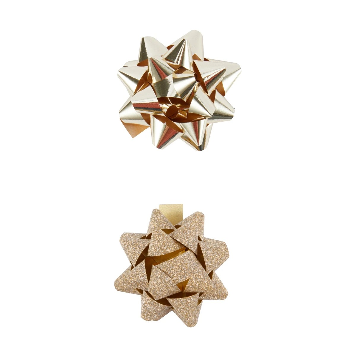 2 2 Piece Gift Bows - Gold Look, 2 of 3