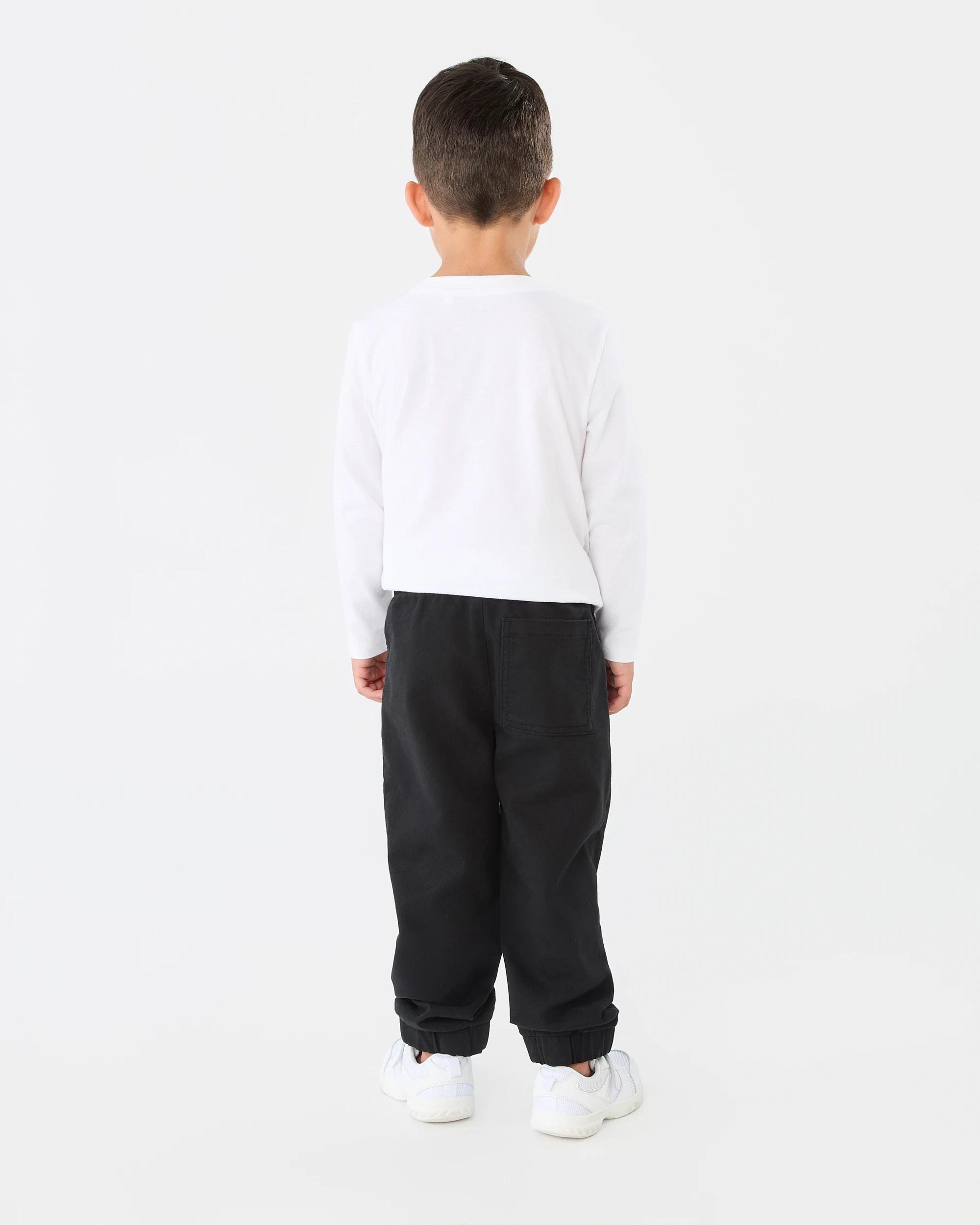7 Pull-On Knit Joggers Black, 7 of 7