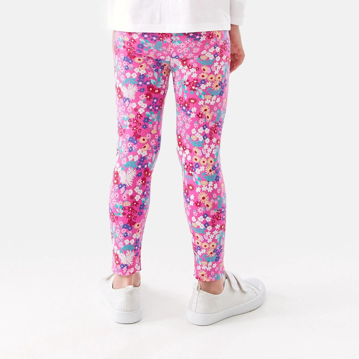 2 Print Leggings Pnk Ditsy, 2 of 8