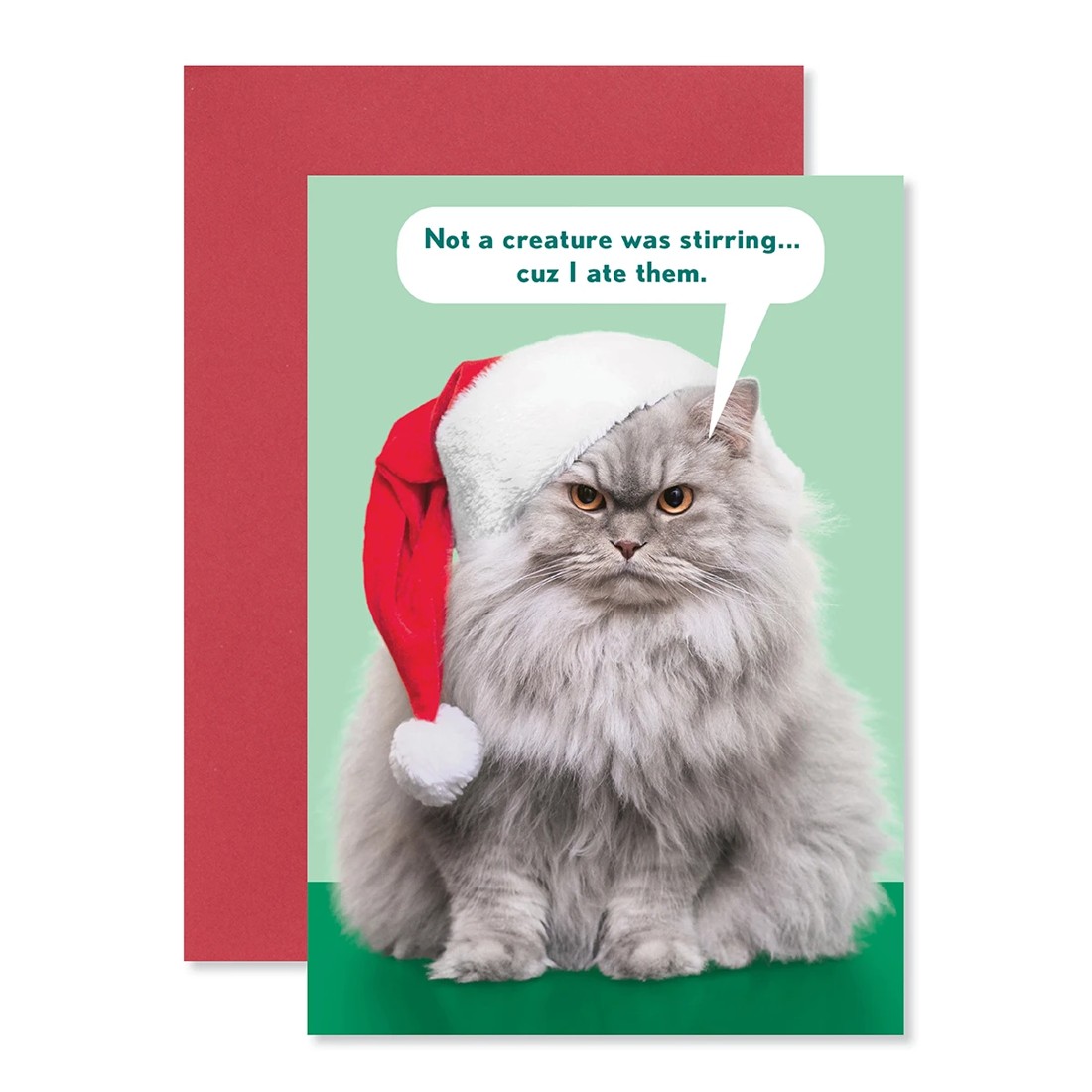 1 Hallmark Christmas Card - Grumpy Cat, 1 of 3