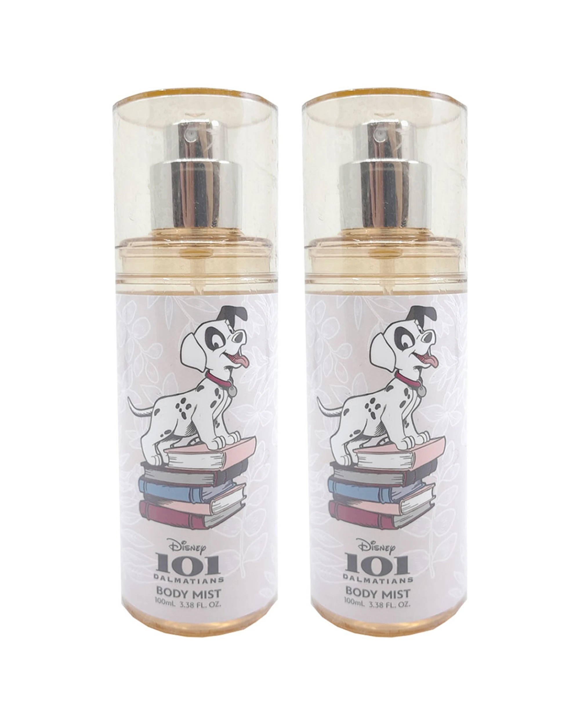1 101 DALMATIANS Body Mist 2 Pack 100ml Soft Scent Gentle Fragrance Kids Set - Clear, 1 of 2