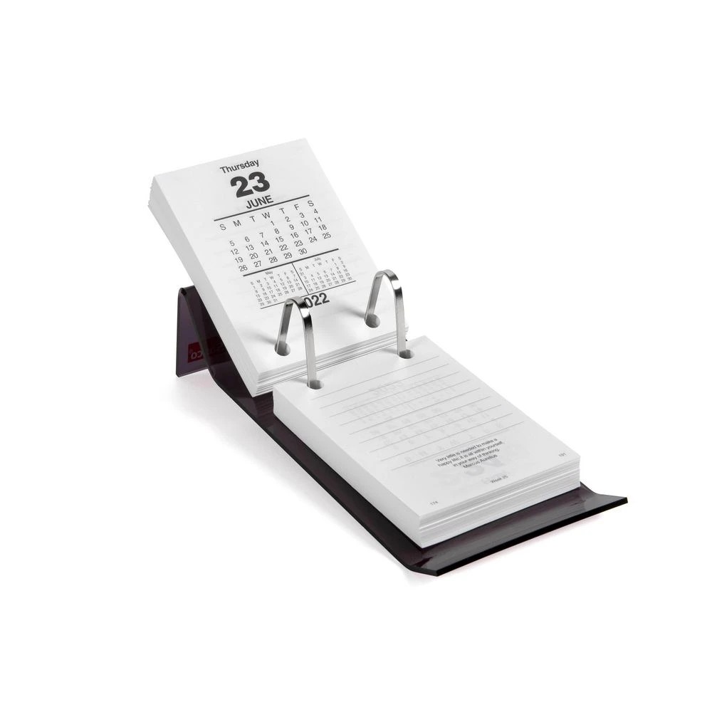 2 Sasco Desk Calendar Stand Top Hole Smoke, 2 of 2