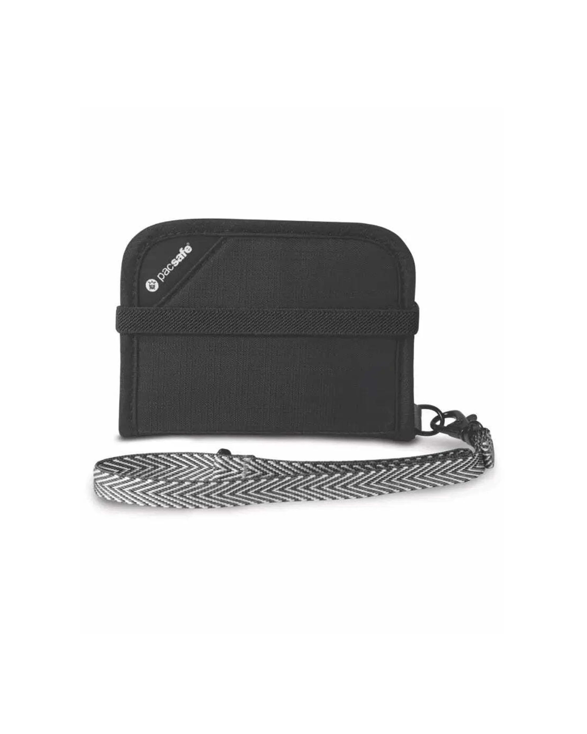 1 Pacsafe RFIDsafe V50 RFID Blocking Compact Wallet Travel Accessory - Black, 1 of 2
