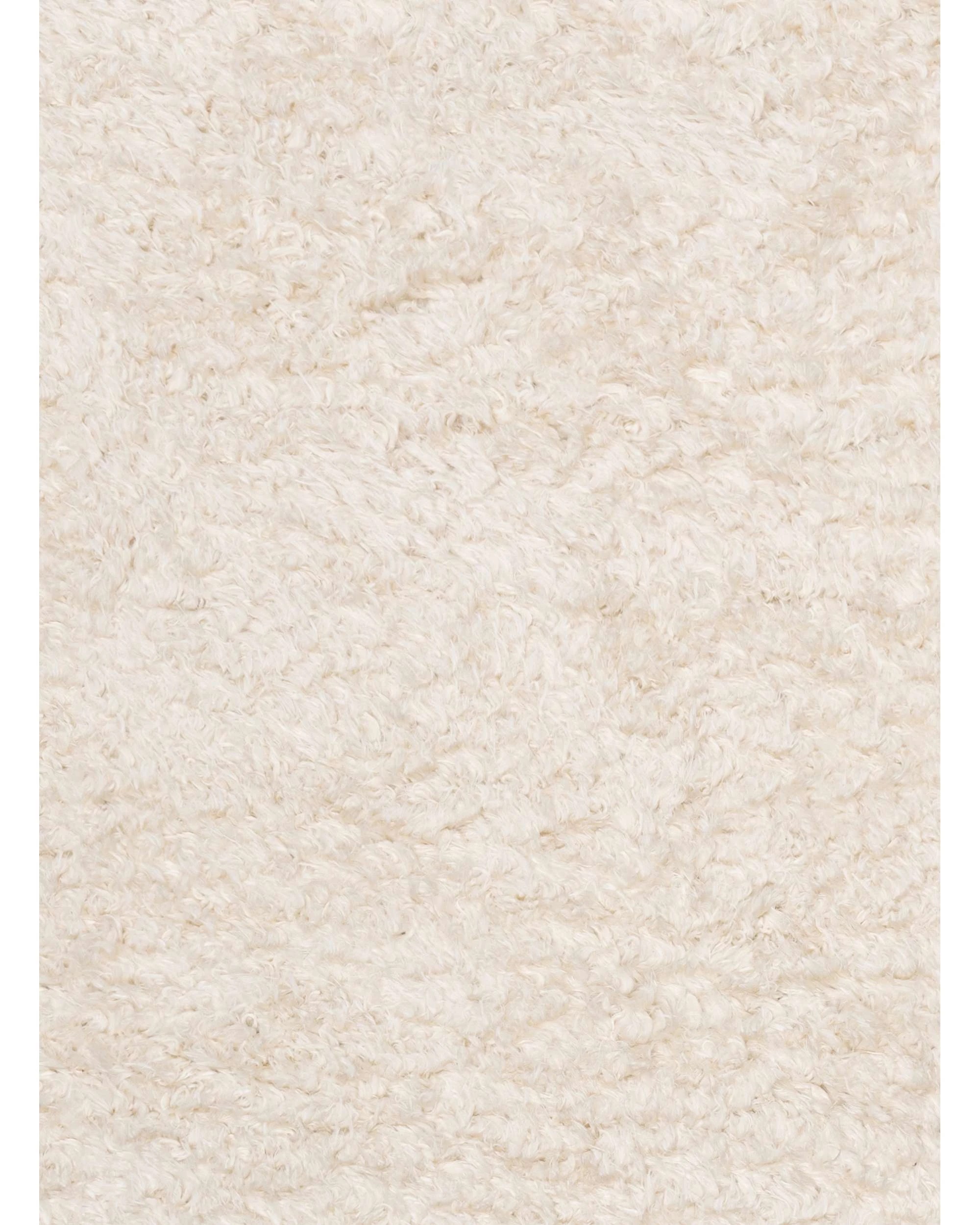 7 Loopsie Tamale Shag Round Rug-160cm x 160cm - White, 7 of 8