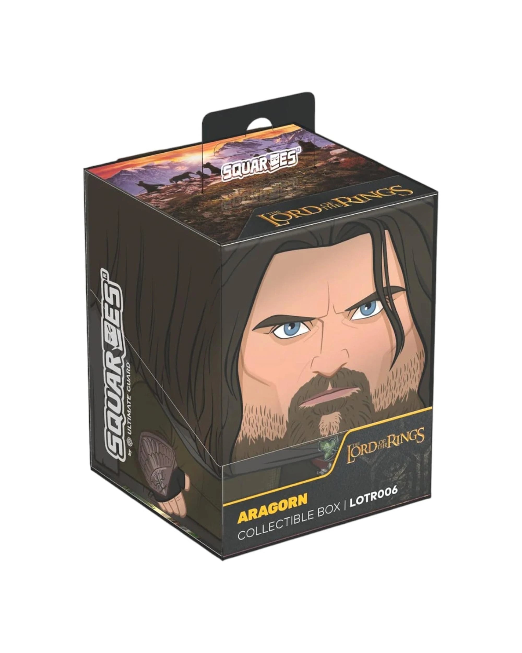 1 Ultimate Guard Squaroes Lord of the Rings Aragorn Squaroe Deck Box, 1 of 7