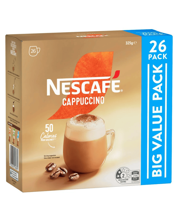 Nescafe Cappuccino Sachet 26 Pack