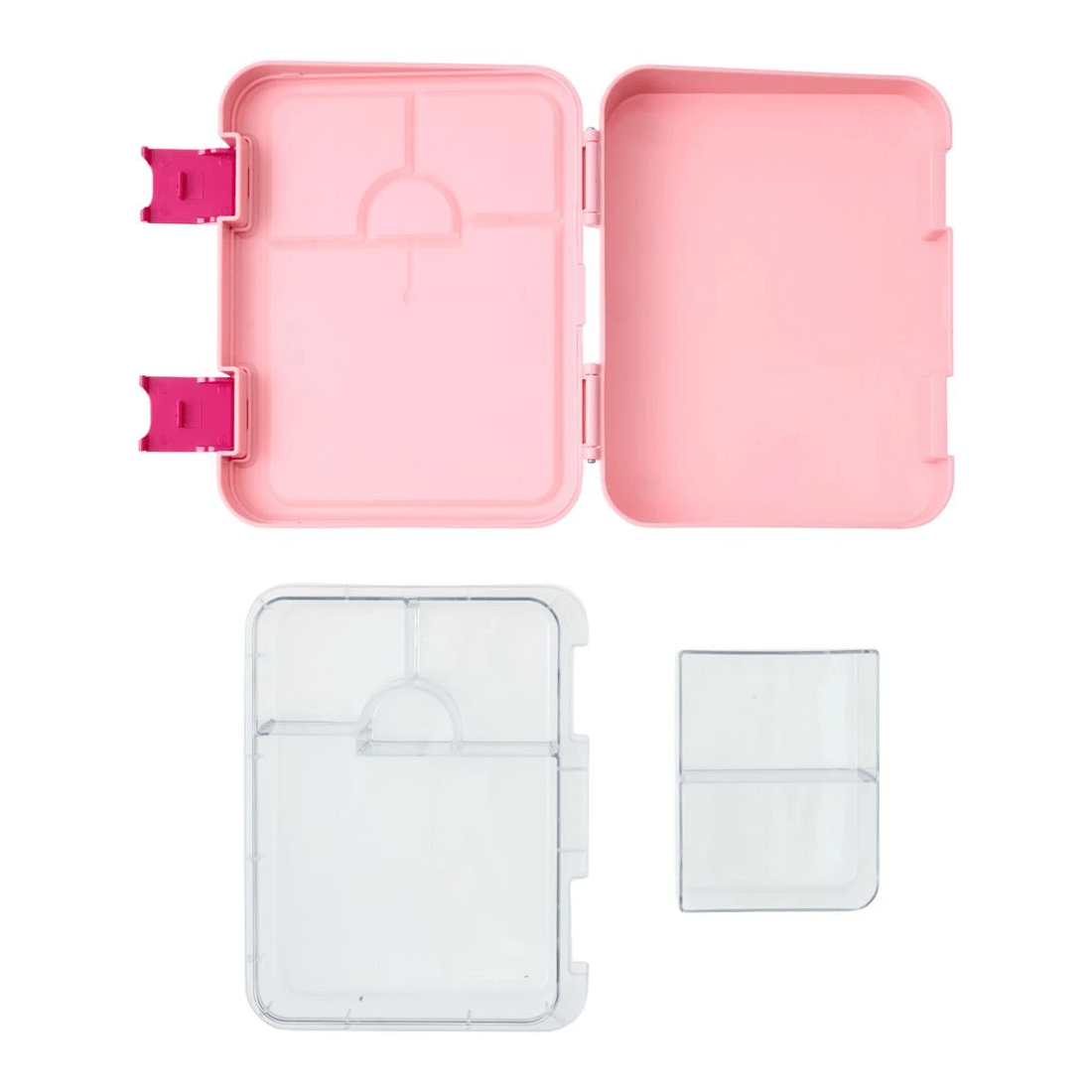 3 Studymate Large Plastic Bento Box Pink, 3 of 4