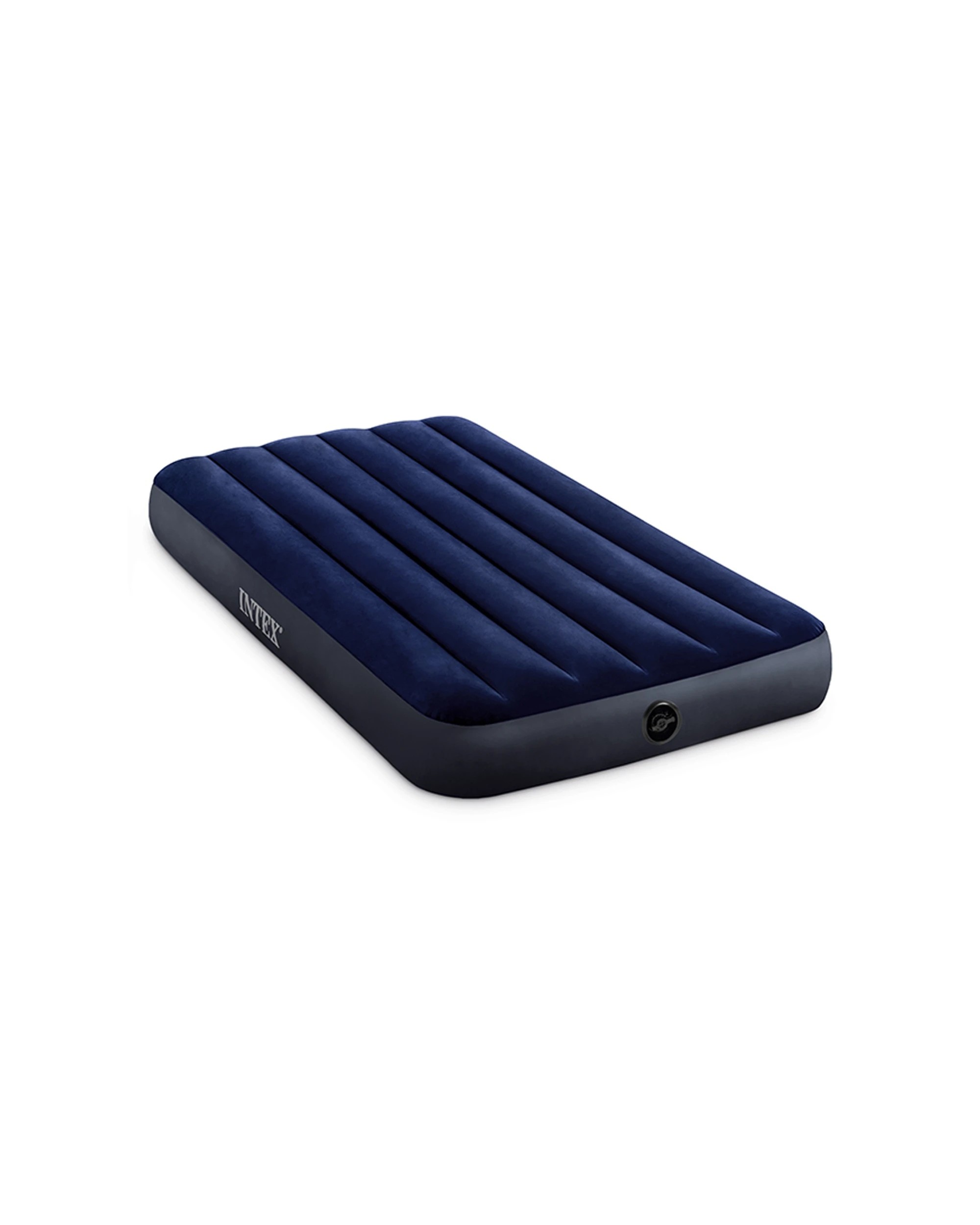 4 Intex Dura-Beam Classic Downy Twin Airbed Fiber-Tech Construction - Single Bed - Blue, 4 of 9