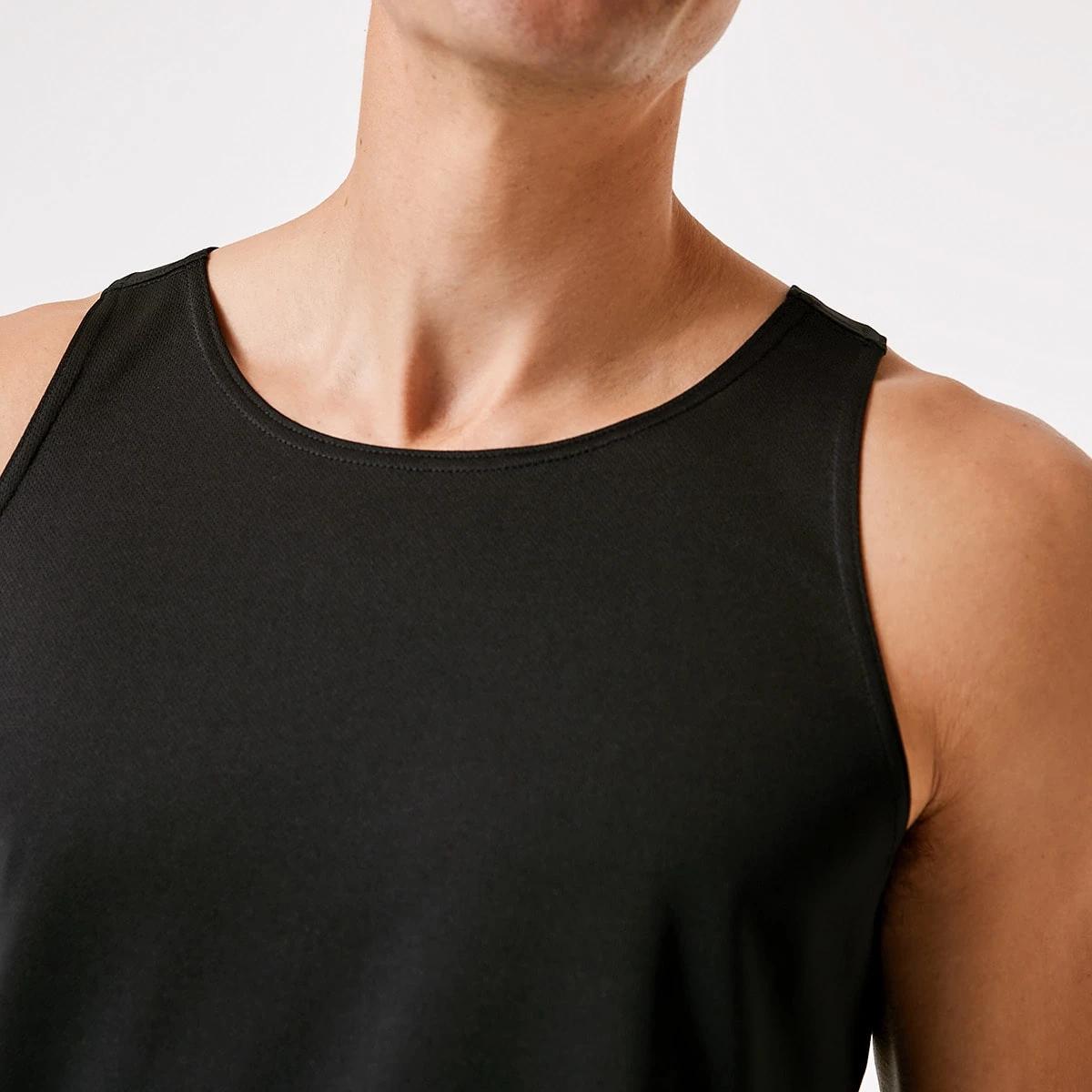 5 Active Mens Mesh Tank BLACK, 5 of 5